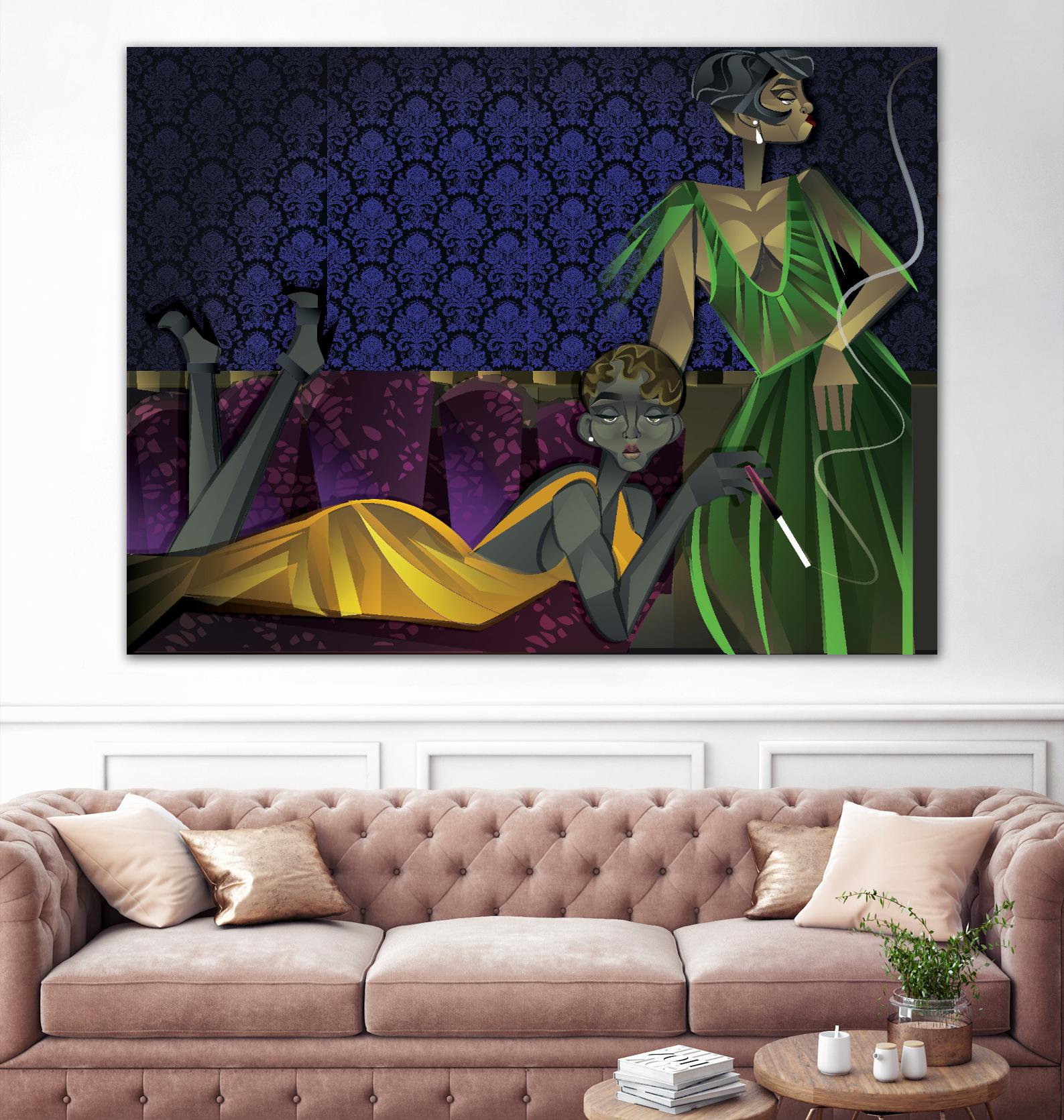 Light House II by A. Vega on GIANT ART - grey sea scene