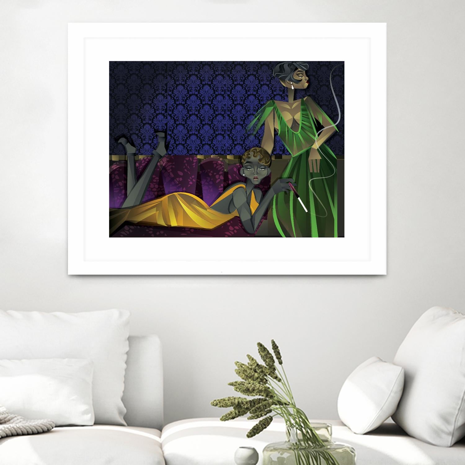 Light House II by A. Vega on GIANT ART - grey sea scene