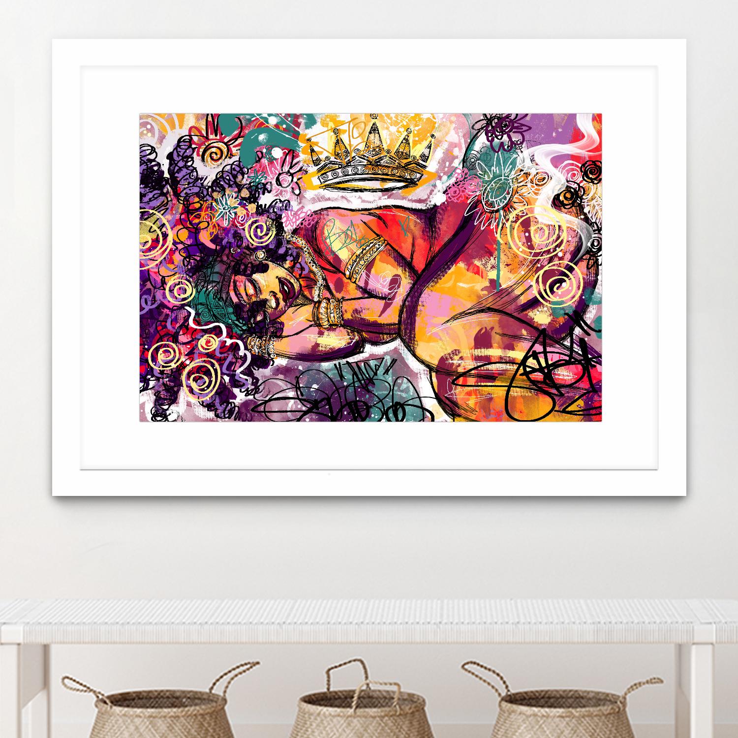 Radiance by Justin Copeland on GIANT ART - multicolor ethnic; figurative; contemporary