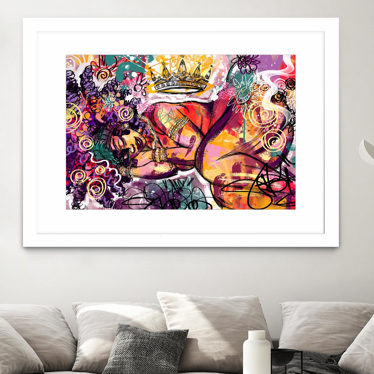 Radiance by Justin Copeland on GIANT ART - multicolor ethnic; figurative; contemporary