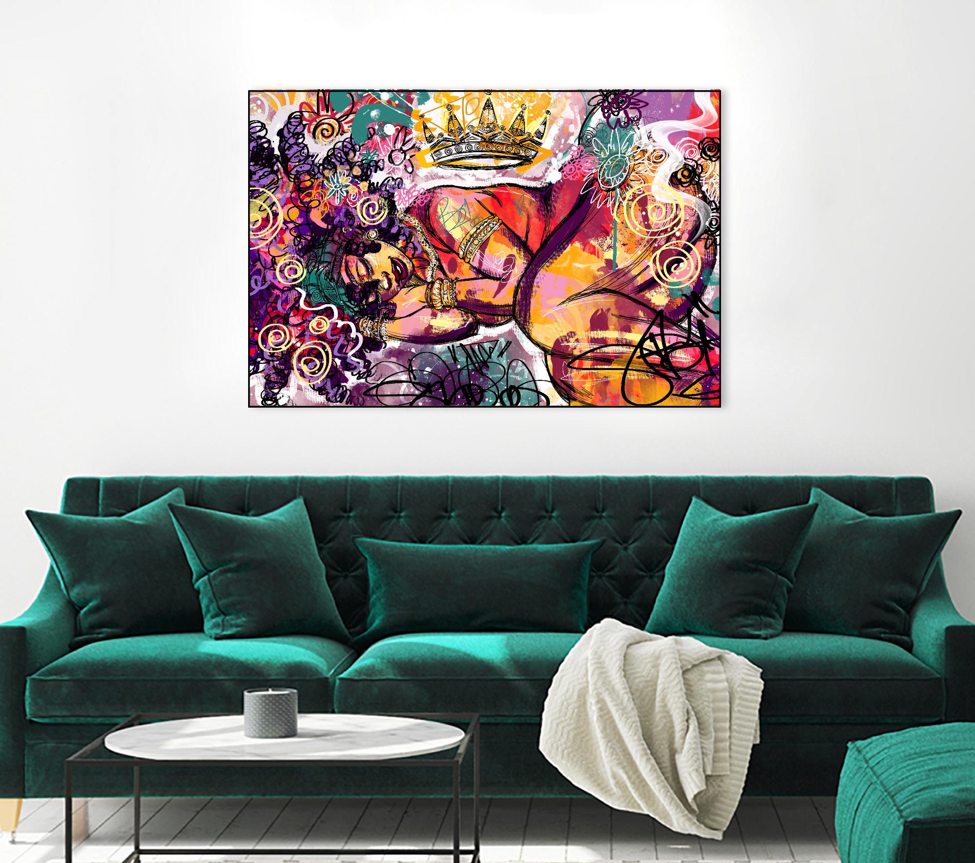 Radiance by Justin Copeland on GIANT ART - multicolor ethnic; figurative; contemporary
