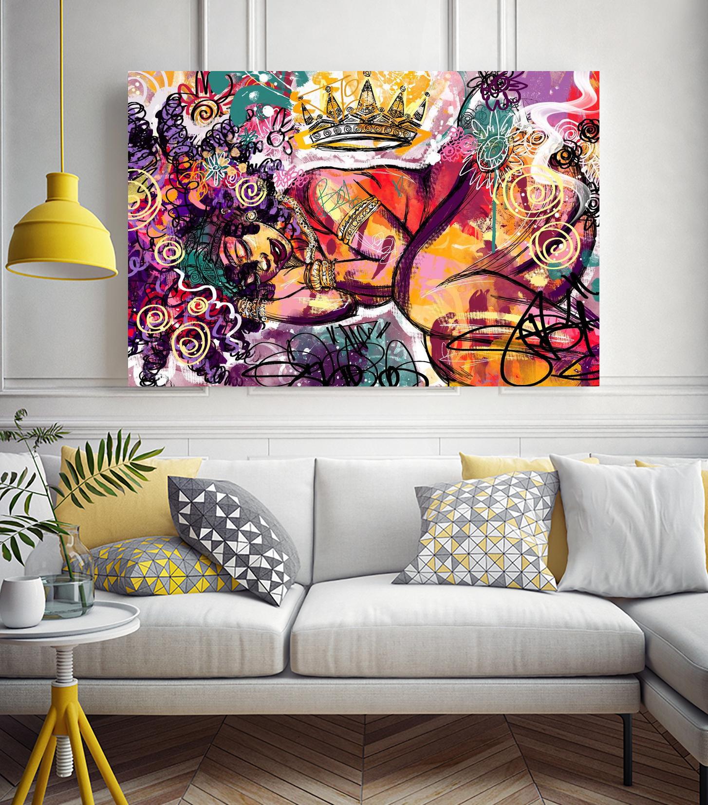 Radiance by Justin Copeland on GIANT ART - multicolor ethnic; figurative; contemporary