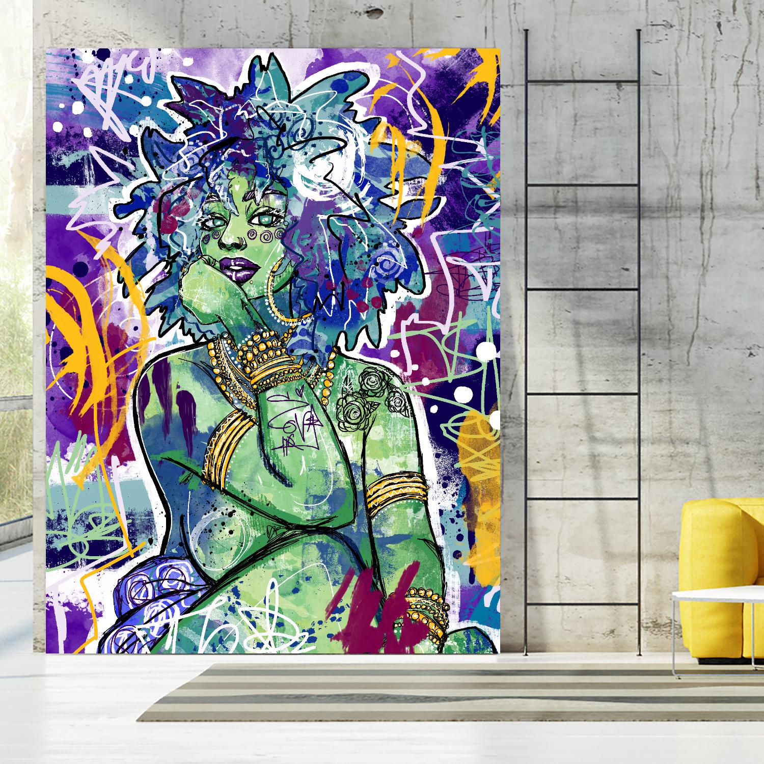 Fruit bowl I by A. Vega on GIANT ART - orange fruit-food-drink