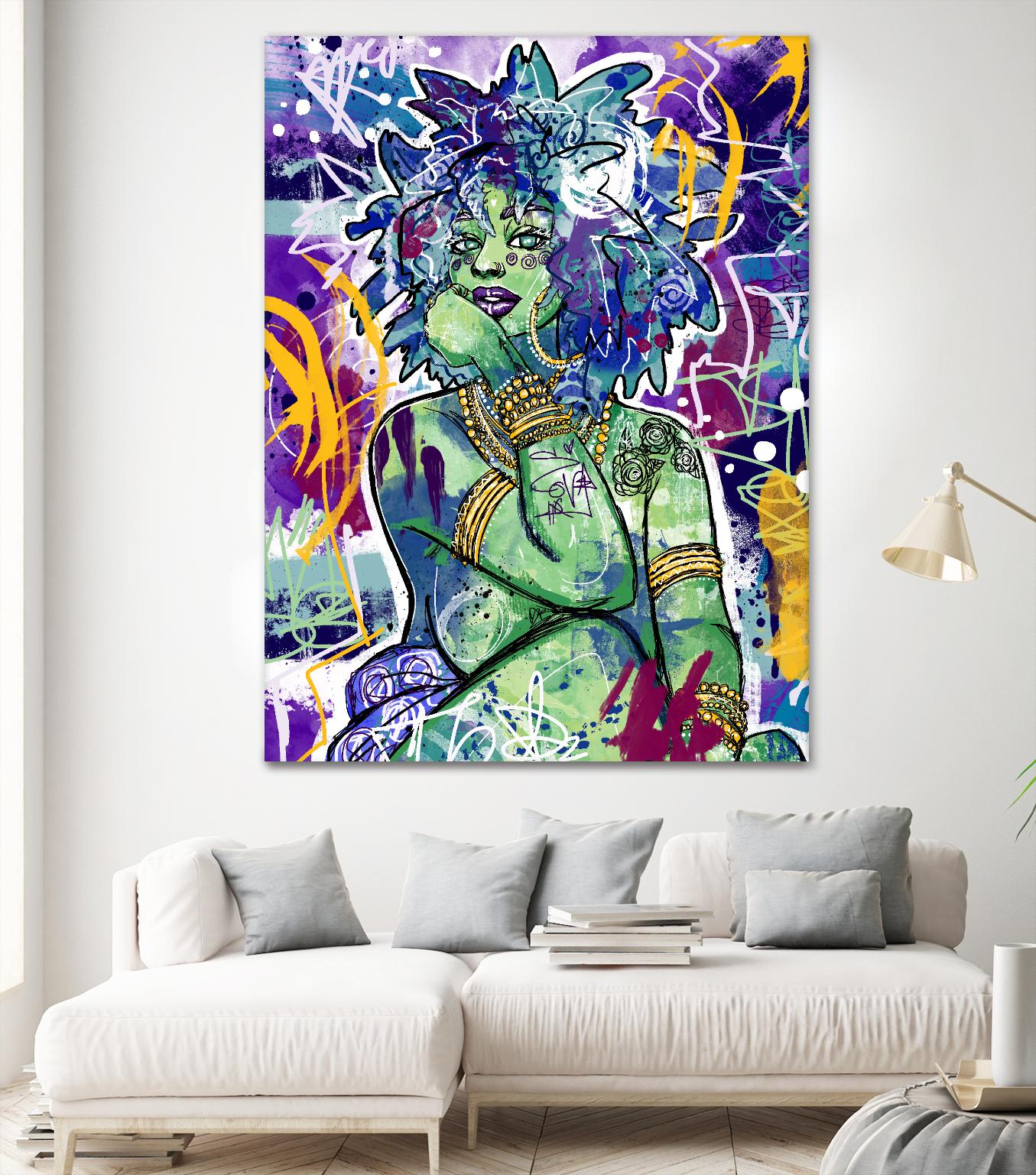 Fruit bowl I by A. Vega on GIANT ART - orange fruit-food-drink