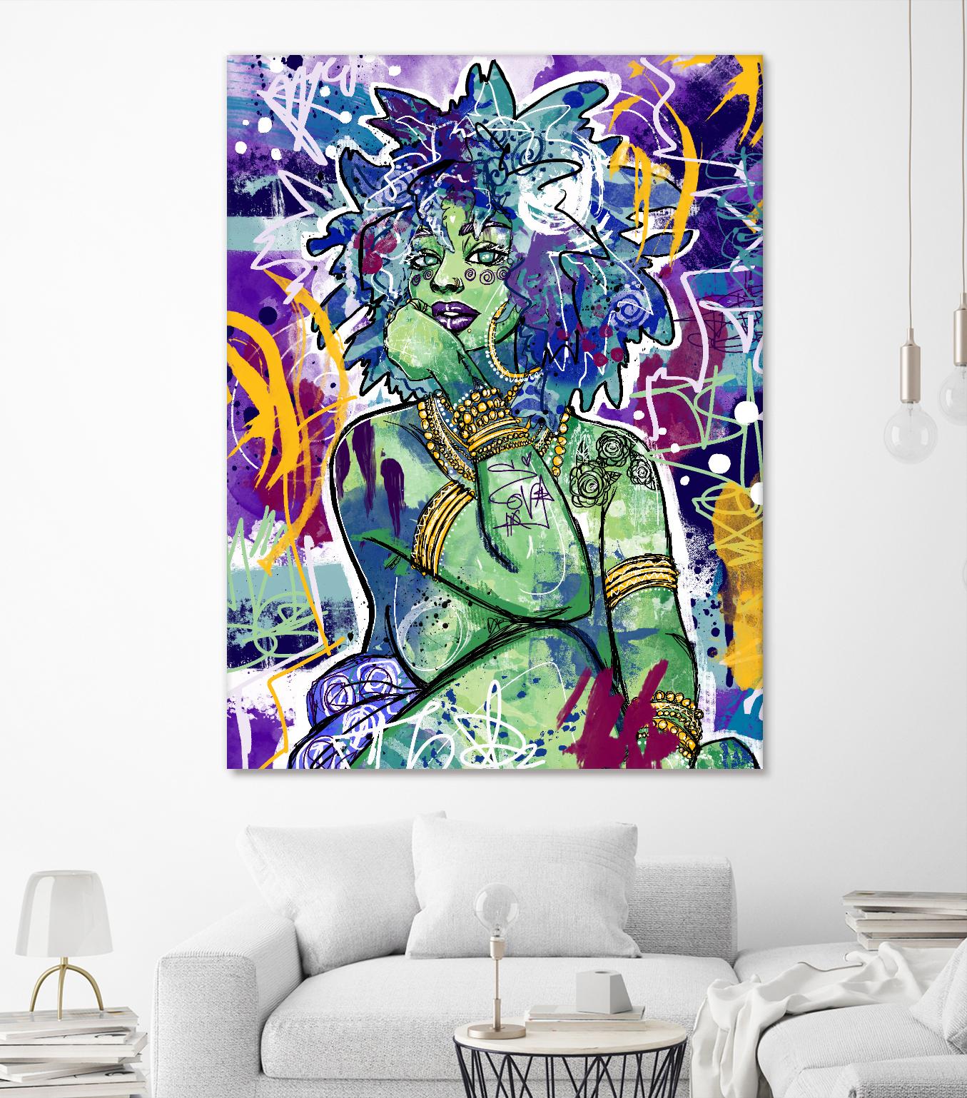 Fruit bowl I by A. Vega on GIANT ART - orange fruit-food-drink