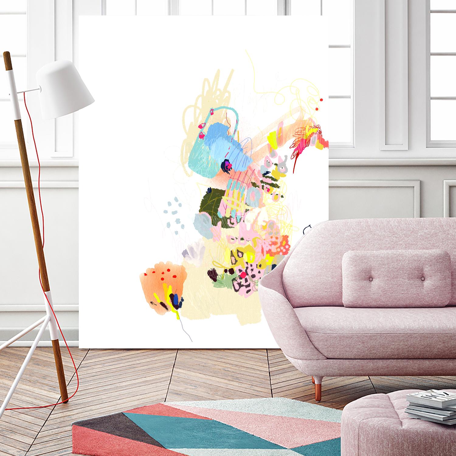 Estudio de Orquideas I by A. Vega on GIANT ART - white floral