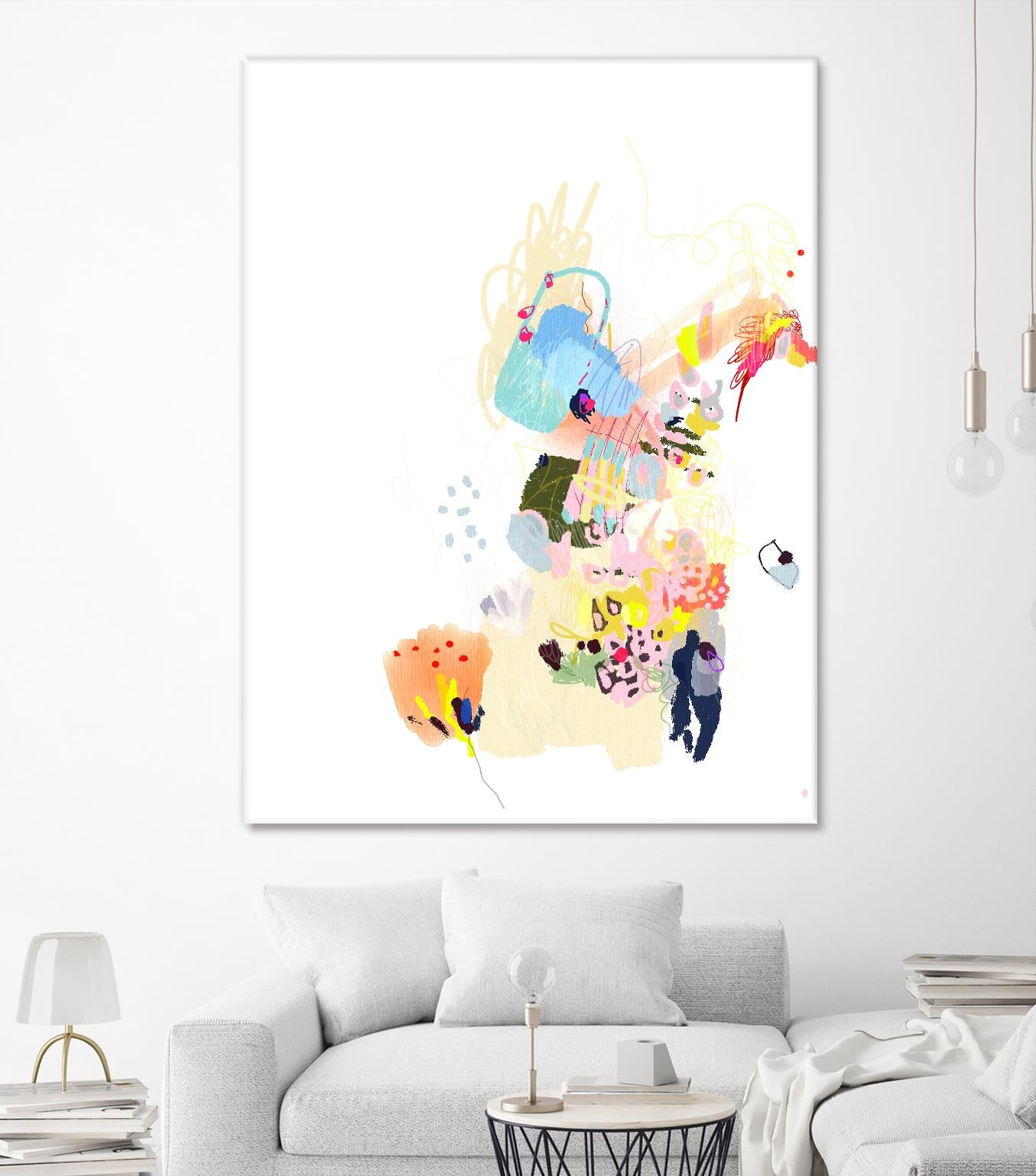 Estudio de Orquideas I by A. Vega on GIANT ART - white floral