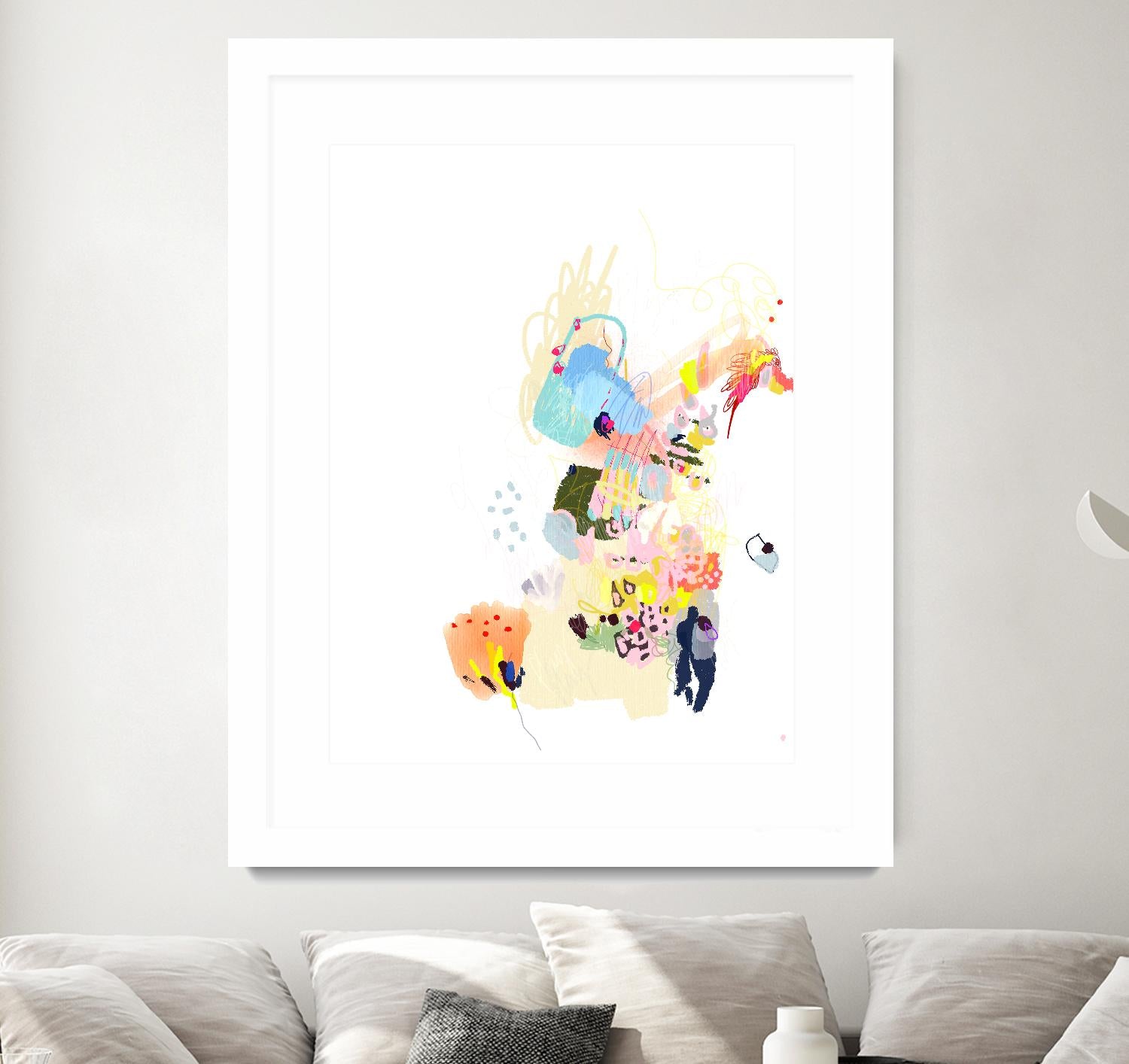 Estudio de Orquideas I by A. Vega on GIANT ART - white floral