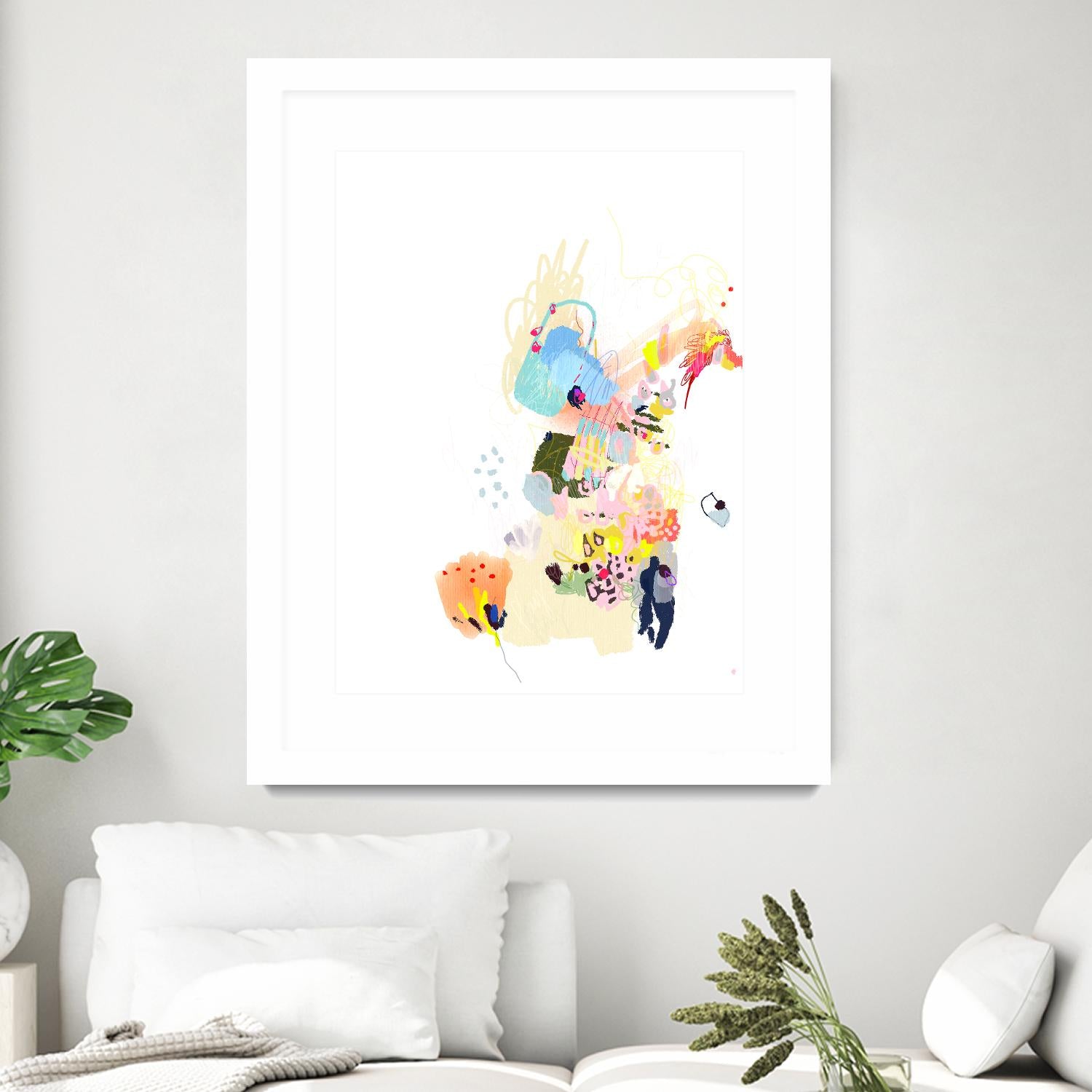 Estudio de Orquideas I by A. Vega on GIANT ART - white floral