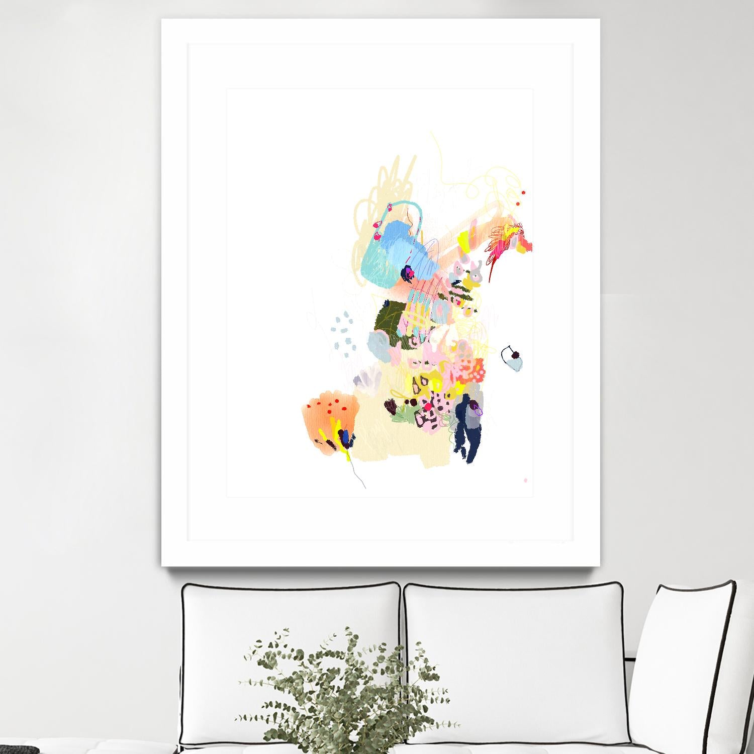 Estudio de Orquideas I by A. Vega on GIANT ART - white floral