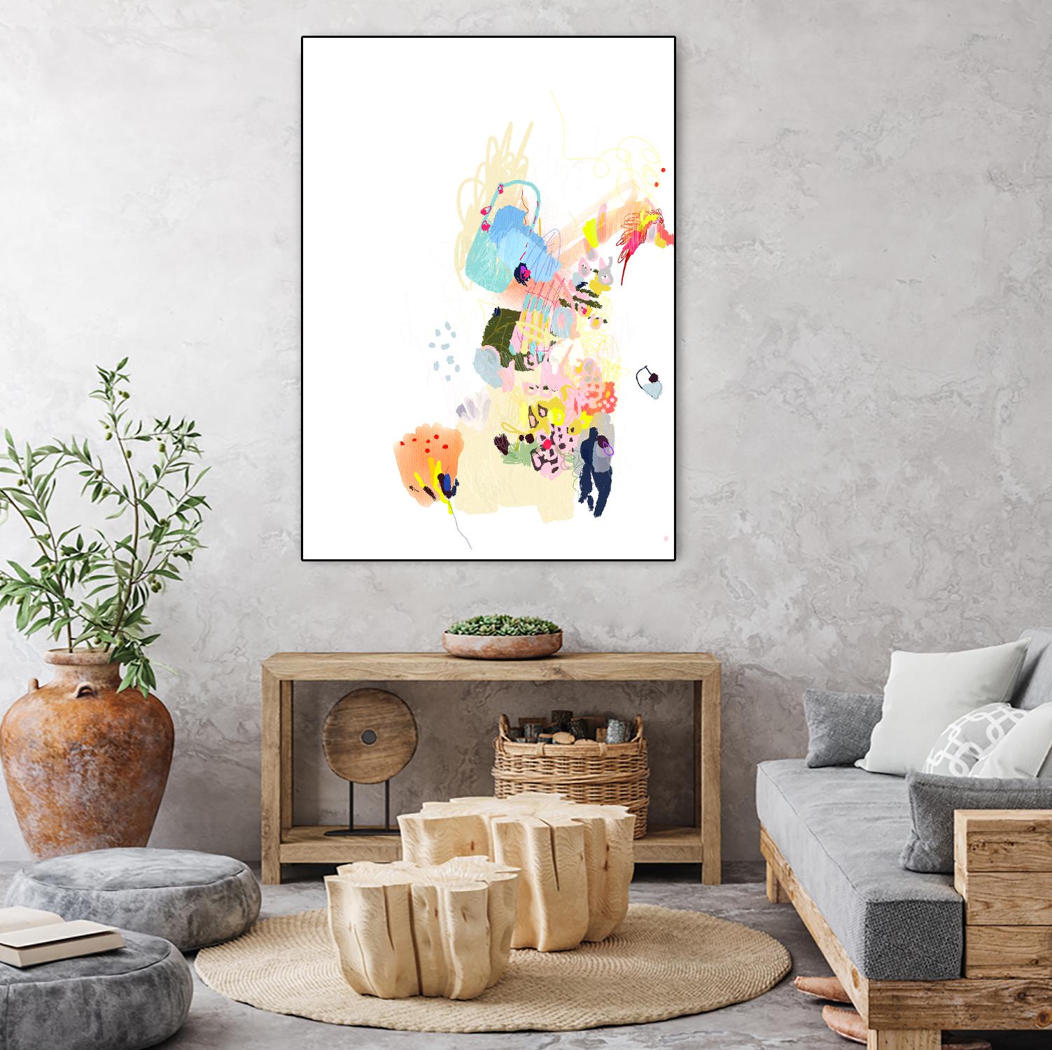 Estudio de Orquideas I by A. Vega on GIANT ART - white floral