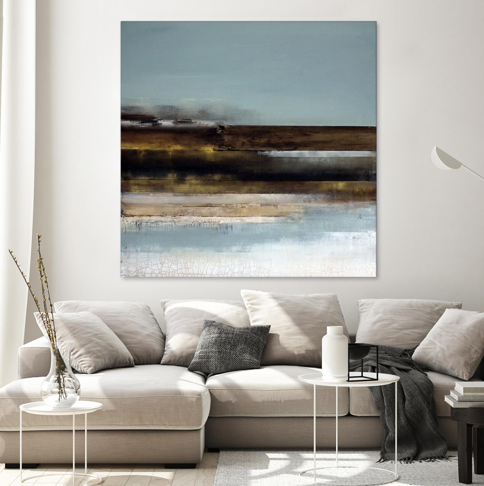 Distant Shore by Susan Cordes on GIANT ART - multi abstracts, contemporary