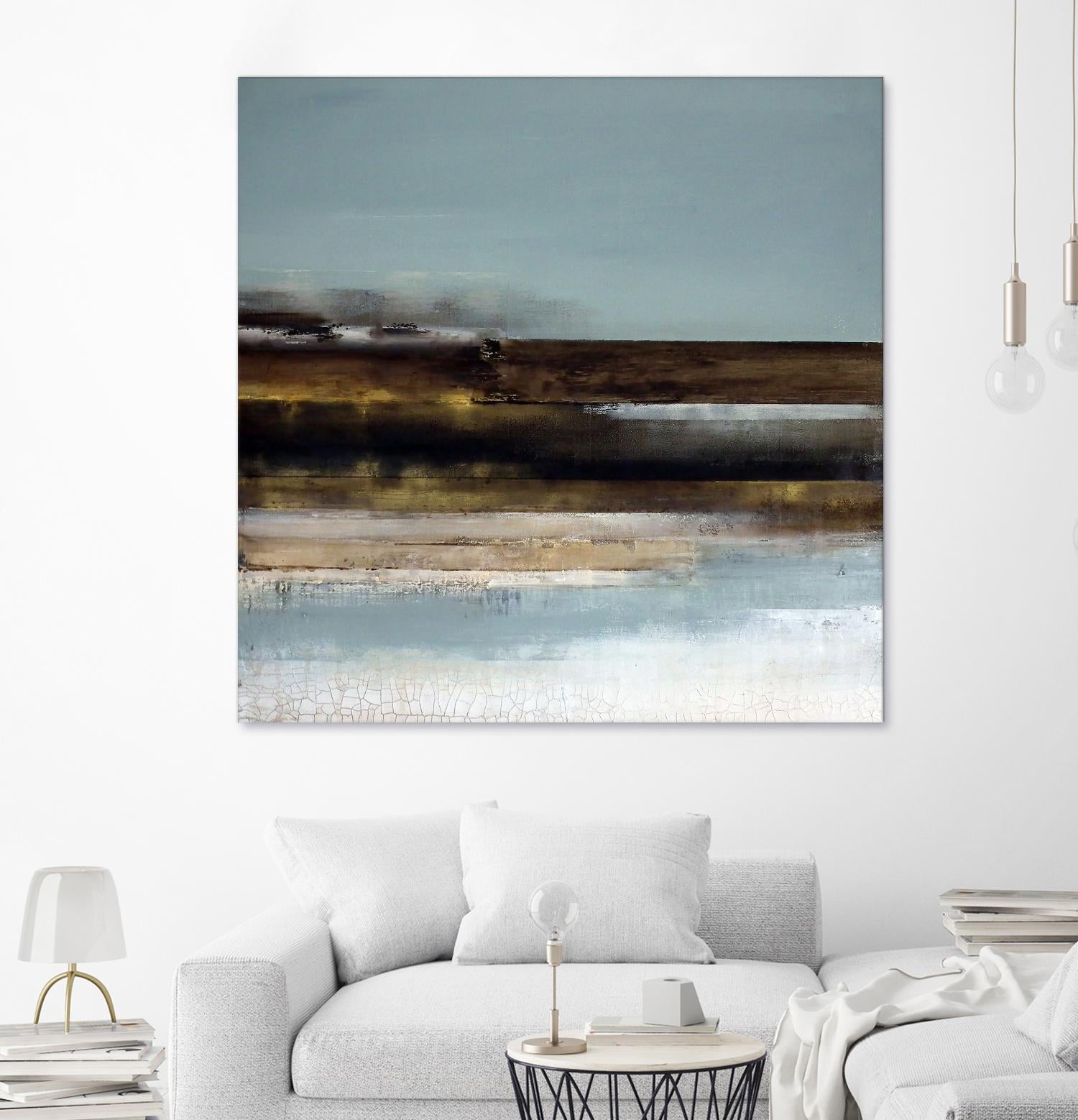 Distant Shore by Susan Cordes on GIANT ART - multi abstracts, contemporary