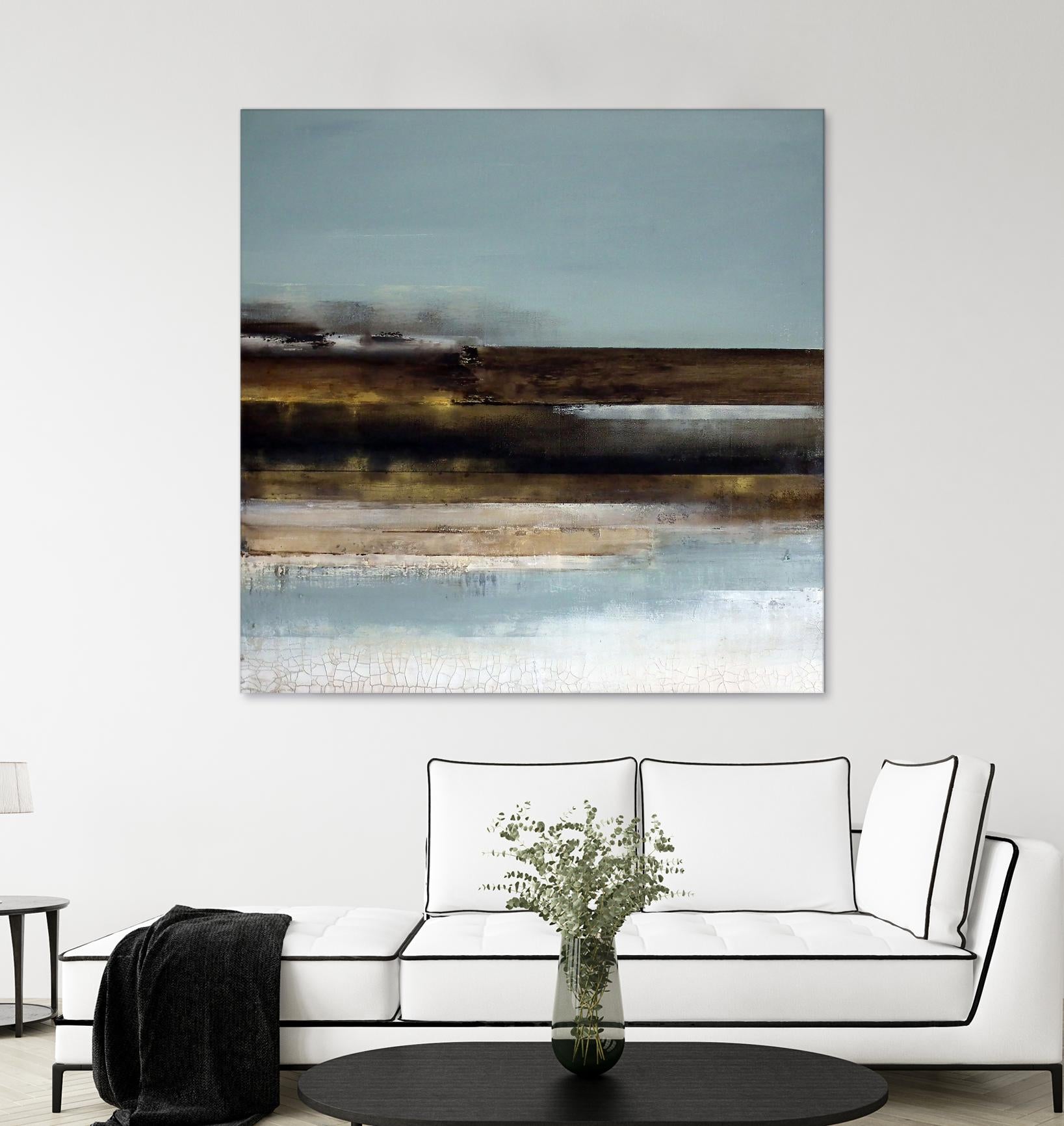 Distant Shore by Susan Cordes on GIANT ART - multi abstracts, contemporary