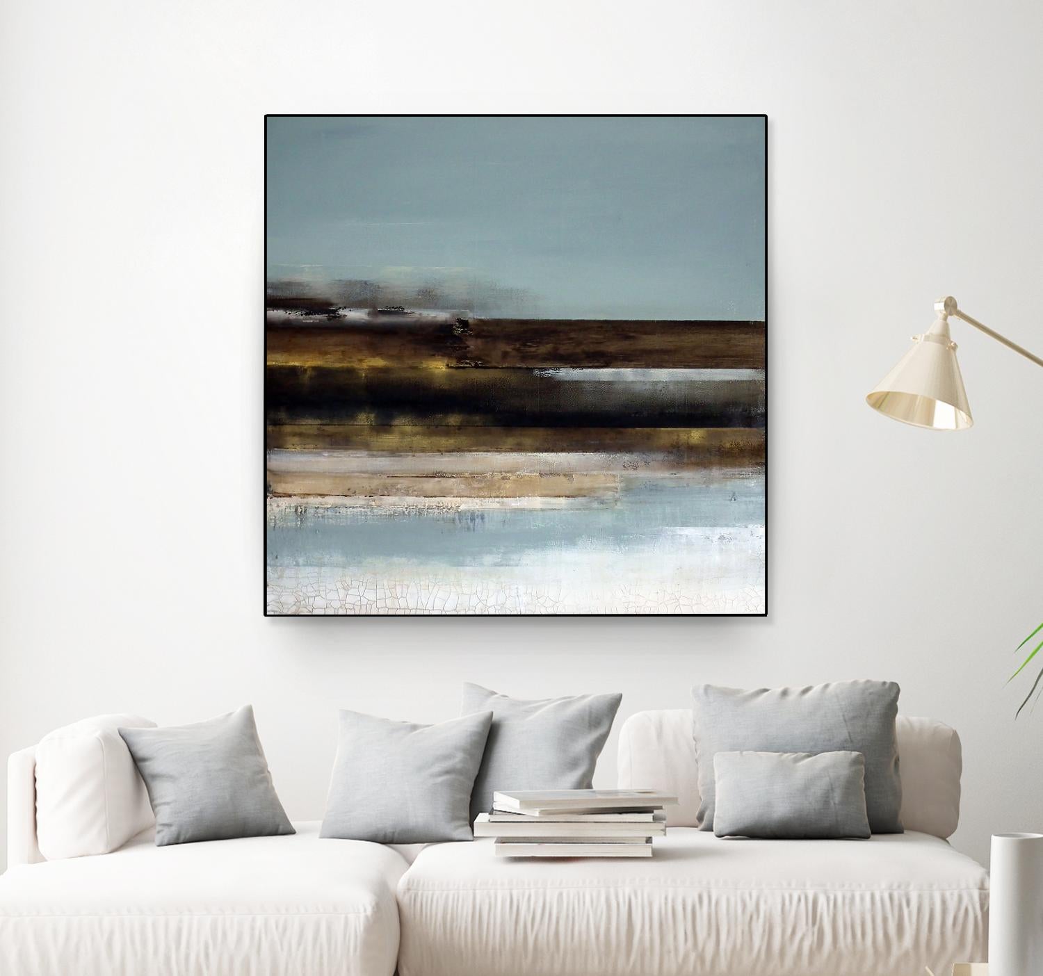 Distant Shore by Susan Cordes on GIANT ART - multi abstracts, contemporary