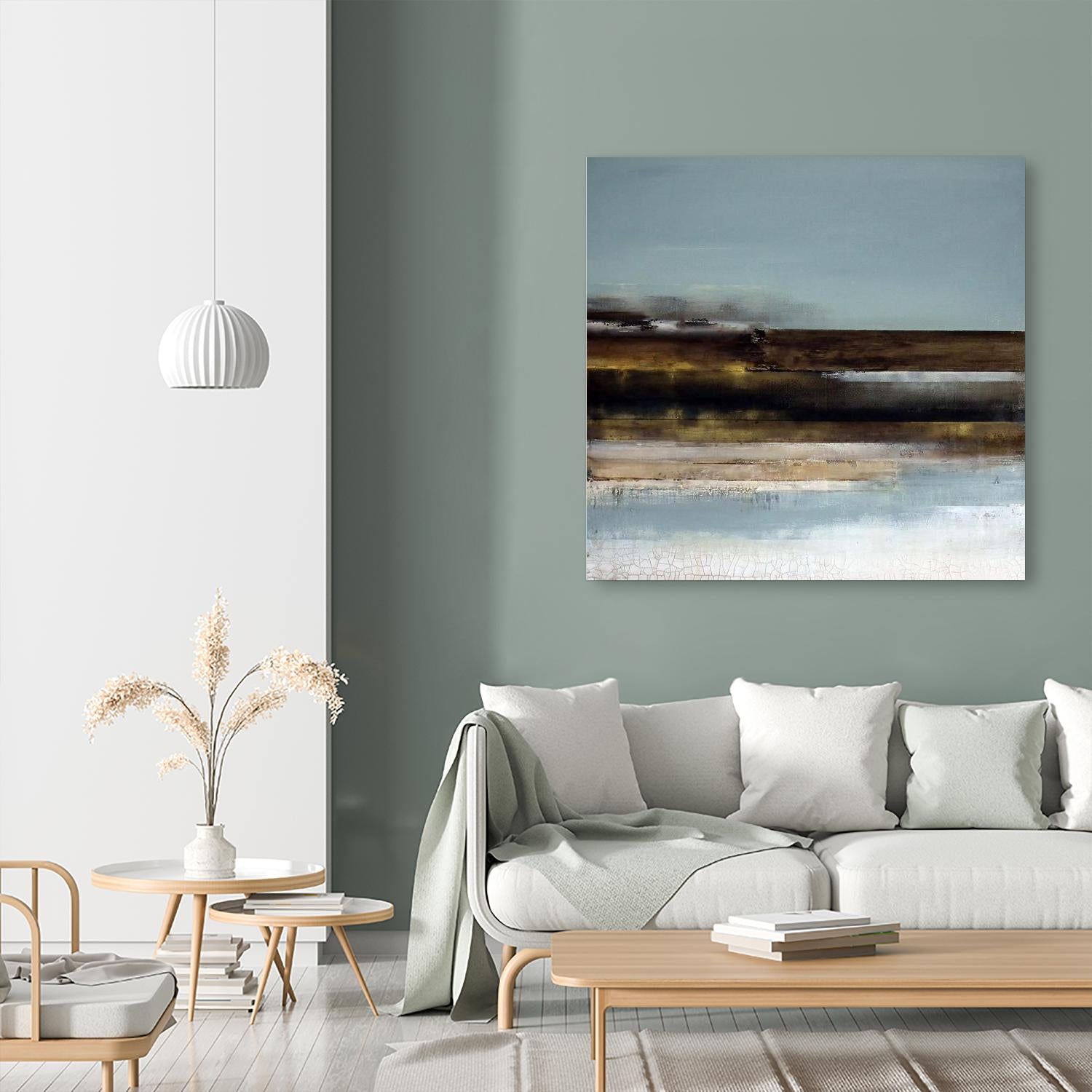 Distant Shore by Susan Cordes on GIANT ART - multi abstracts, contemporary