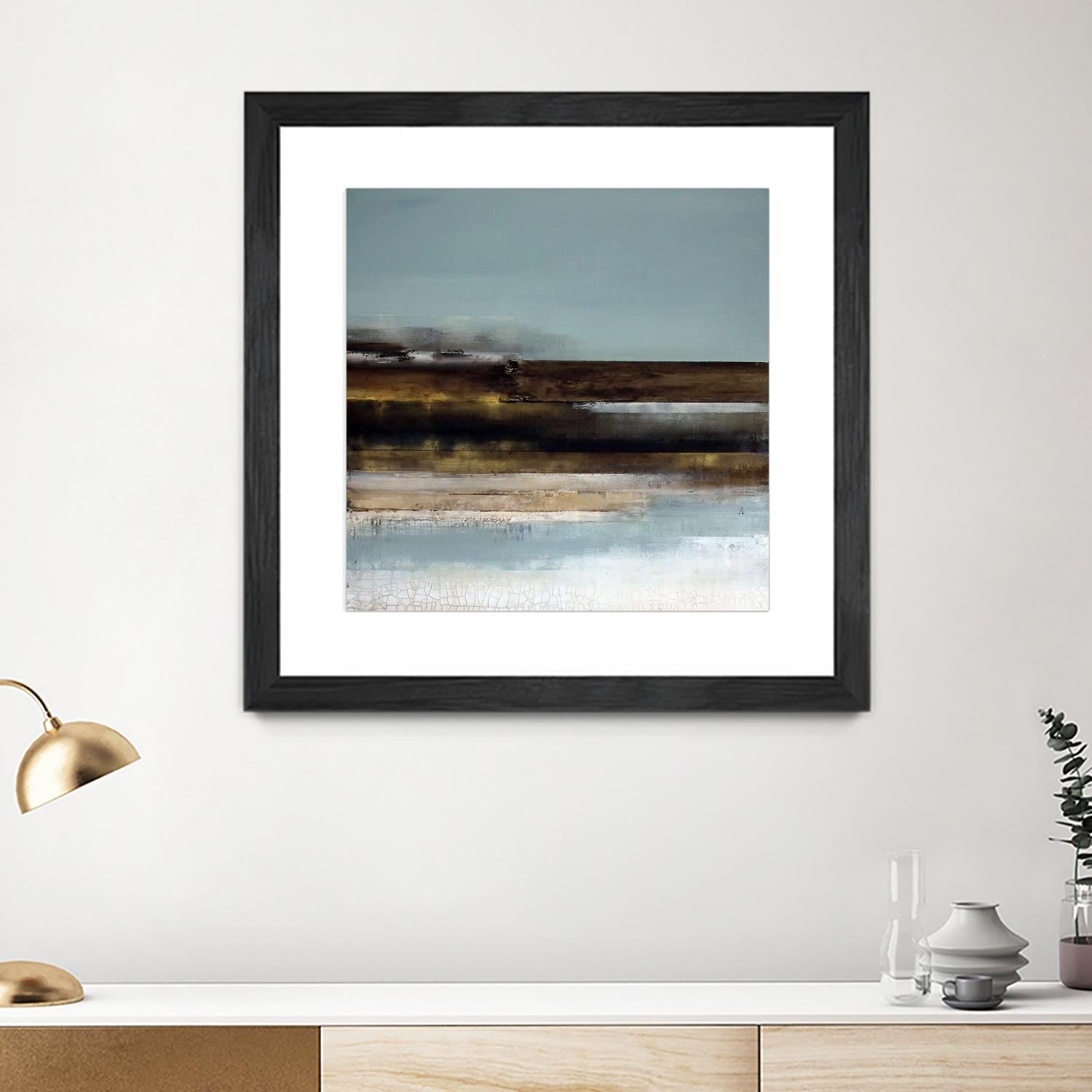 Distant Shore by Susan Cordes on GIANT ART - multi abstracts, contemporary