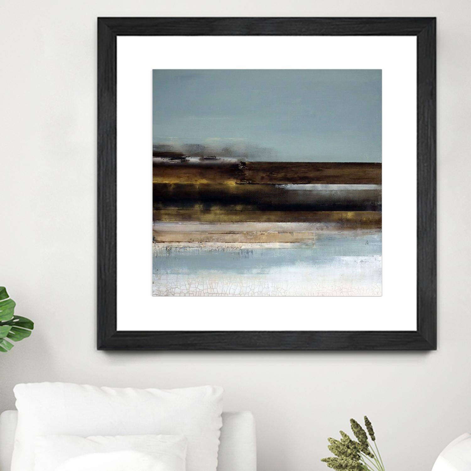 Distant Shore by Susan Cordes on GIANT ART - multi abstracts, contemporary