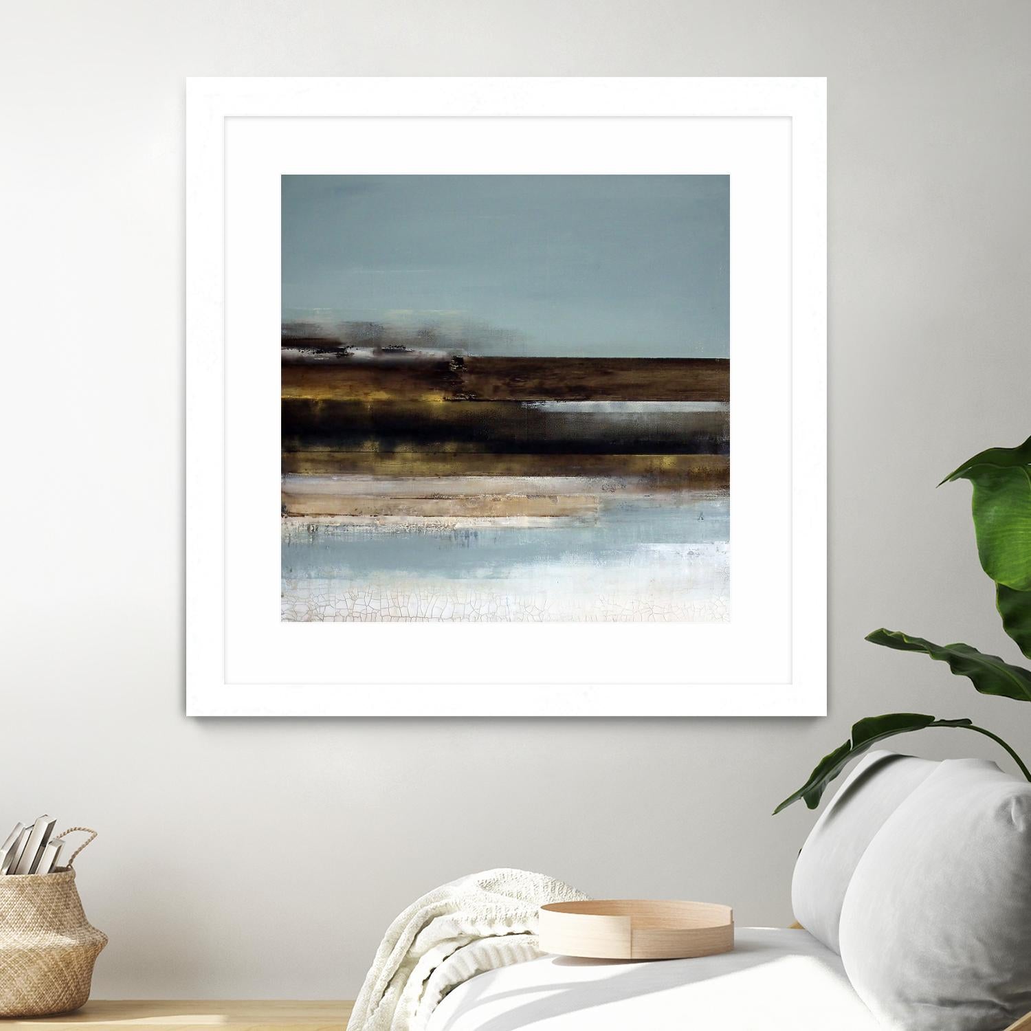 Distant Shore by Susan Cordes on GIANT ART - multi abstracts, contemporary