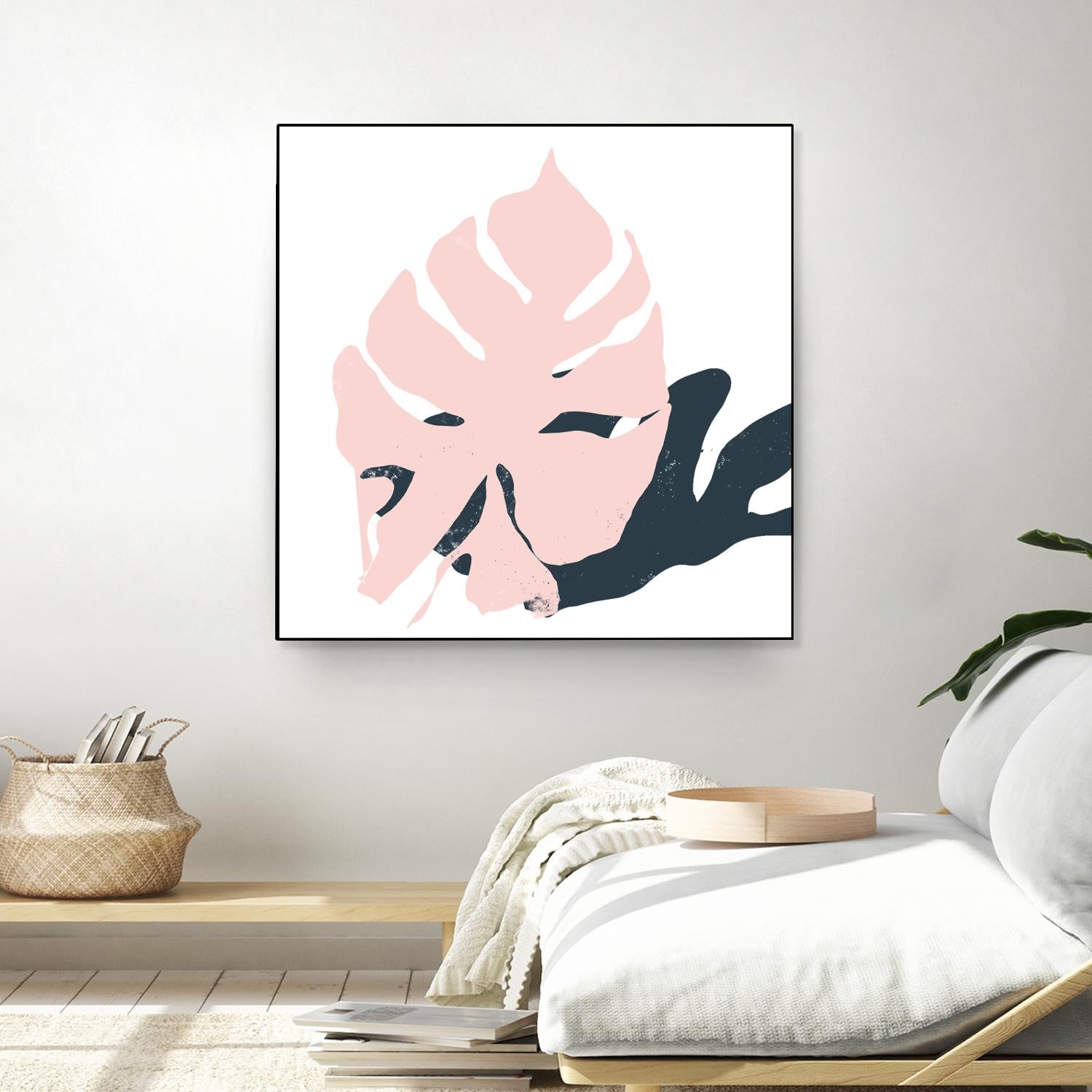 Pink Protector by Niya Christine on GIANT ART - pink contemporary, floral/still life, leaves