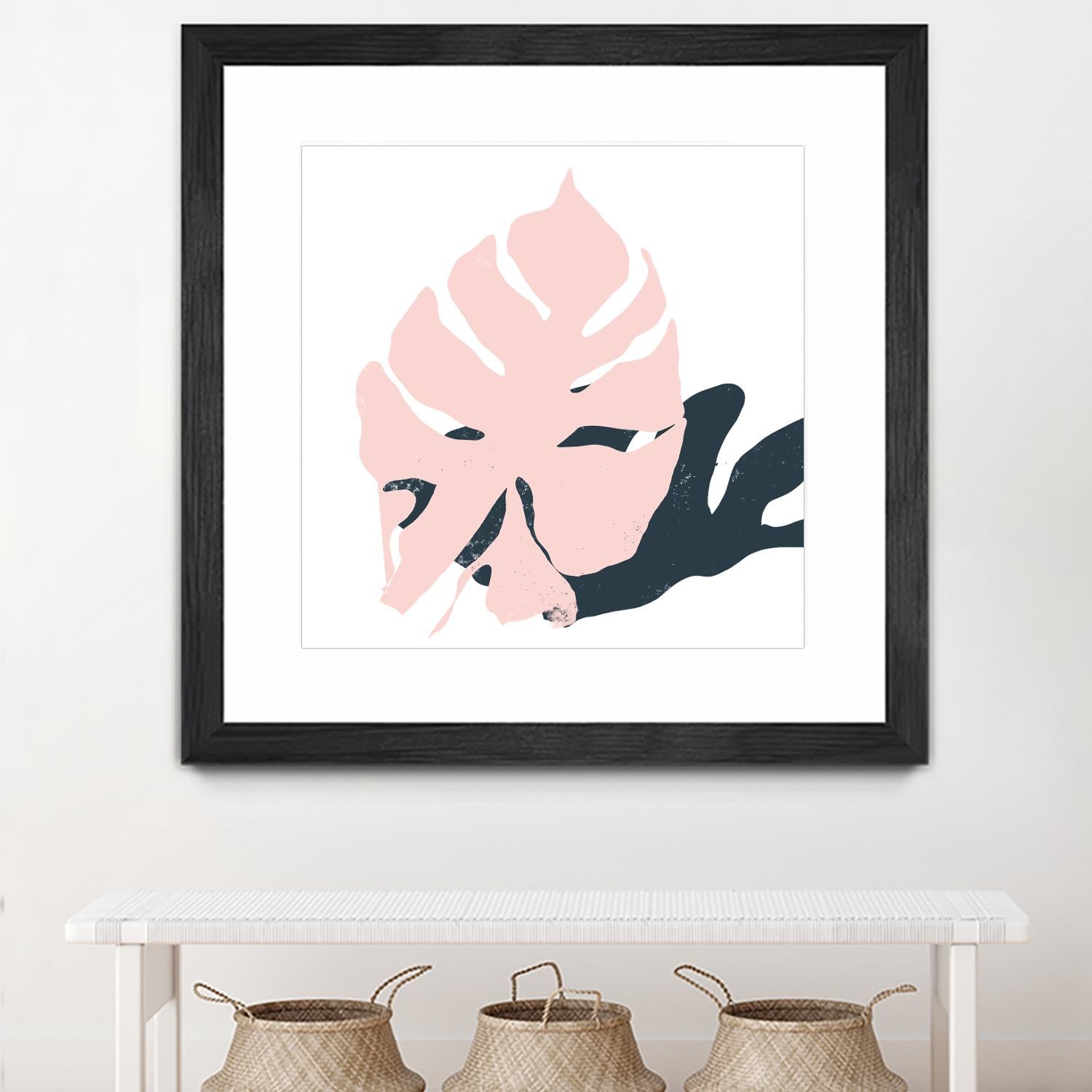 Pink Protector by Niya Christine on GIANT ART - pink contemporary, floral/still life, leaves