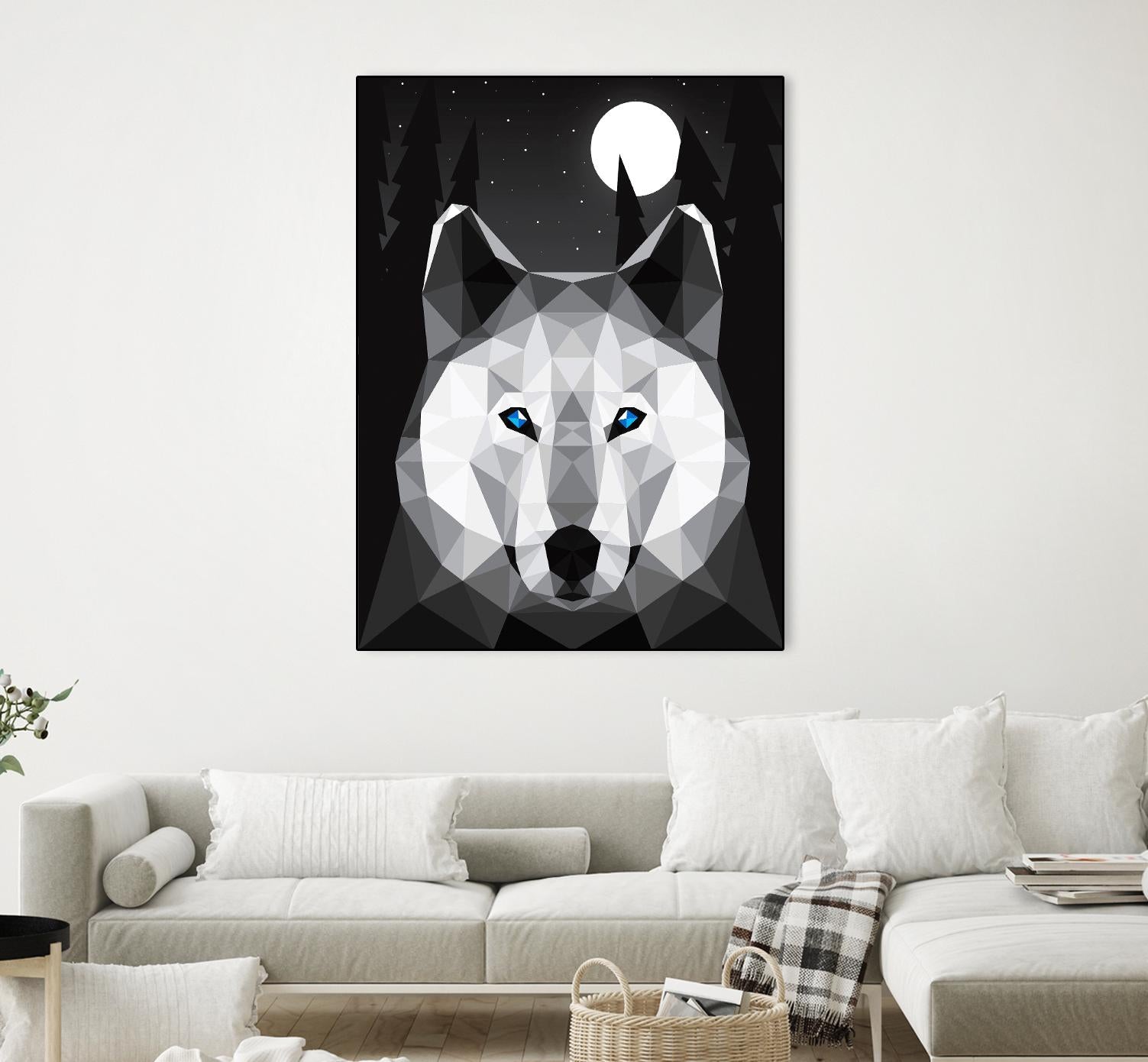 Tundra Wolf by Davies Babies on GIANT ART - multicolor animals; contemporary