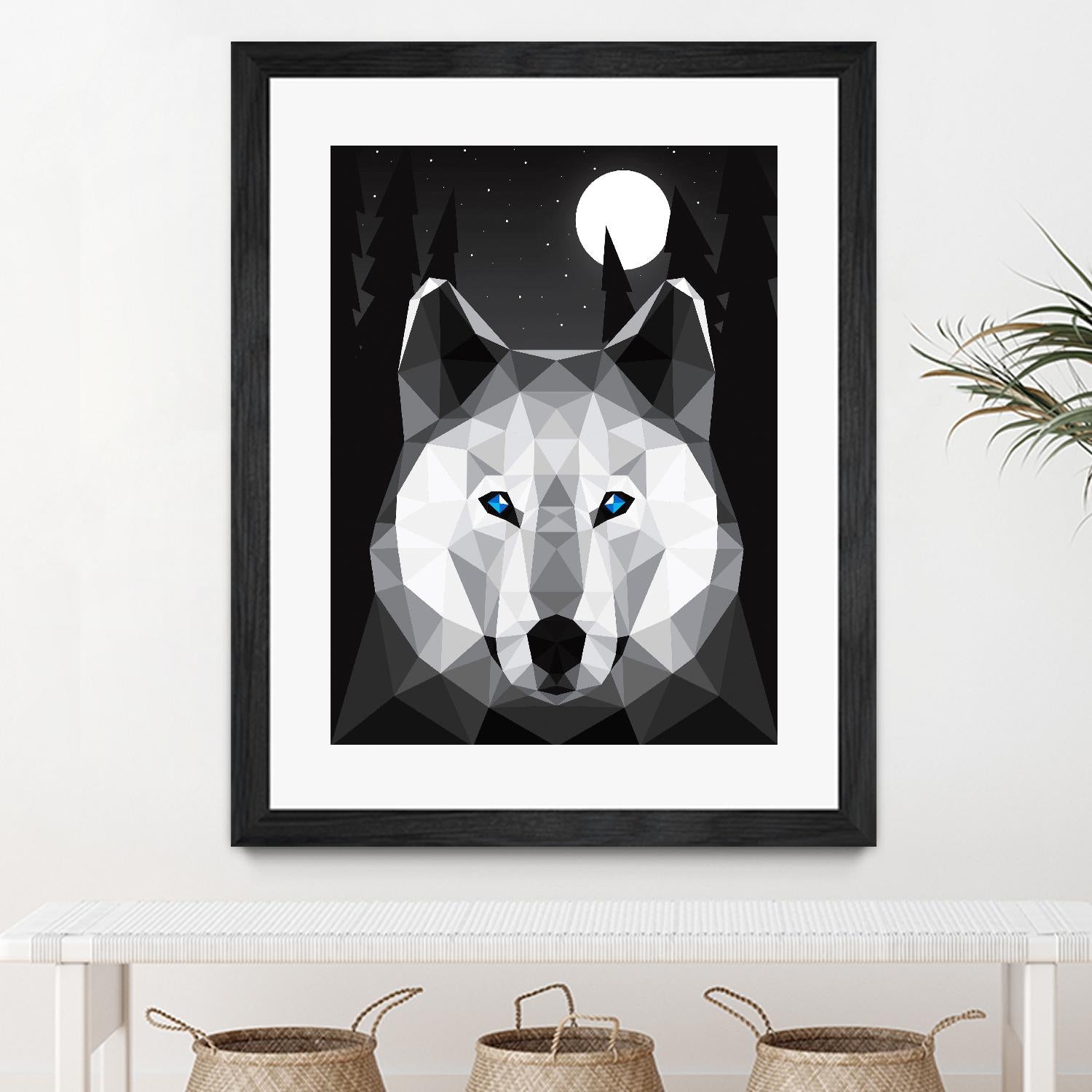 Tundra Wolf by Davies Babies on GIANT ART - multicolor animals; contemporary