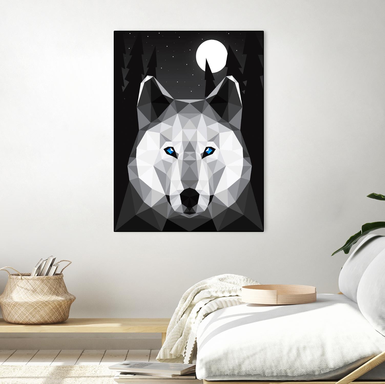 Tundra Wolf by Davies Babies on GIANT ART - multicolor animals; contemporary