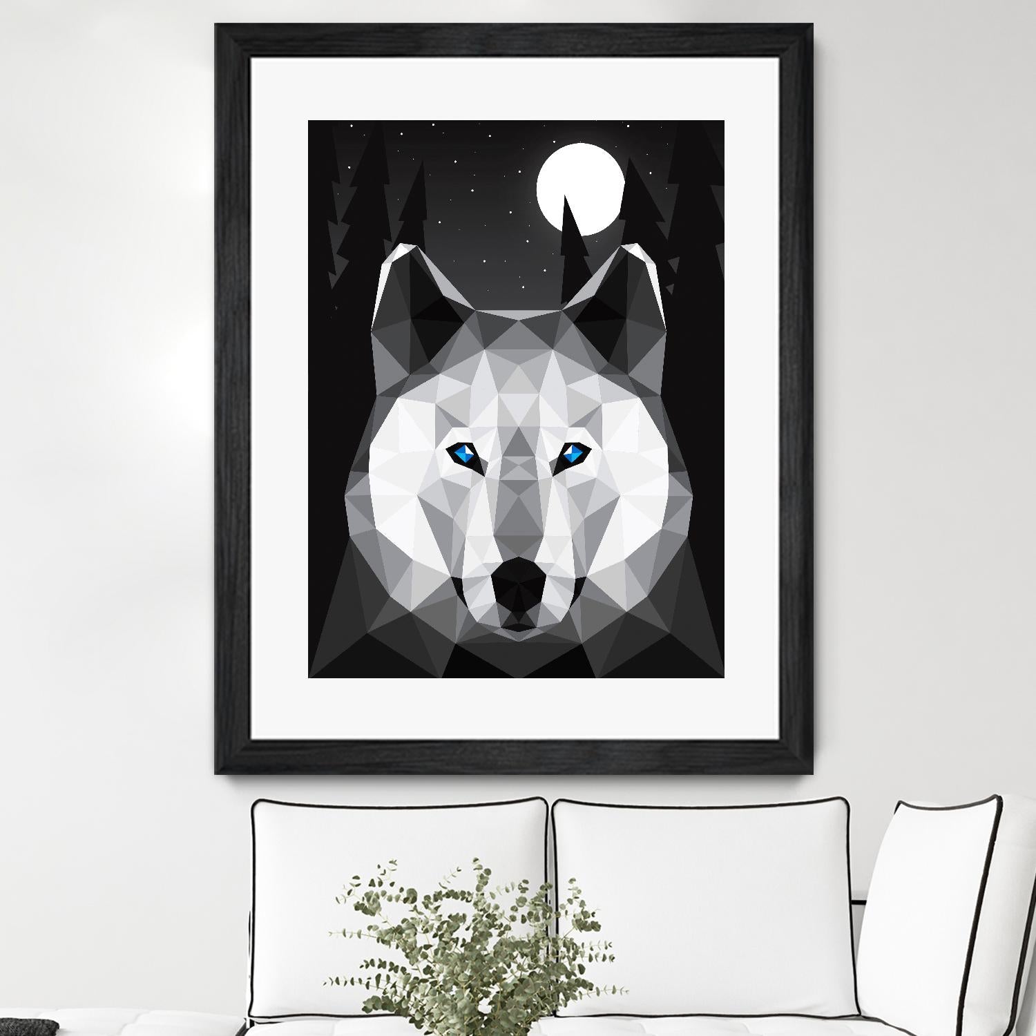 Tundra Wolf by Davies Babies on GIANT ART - multicolor animals; contemporary