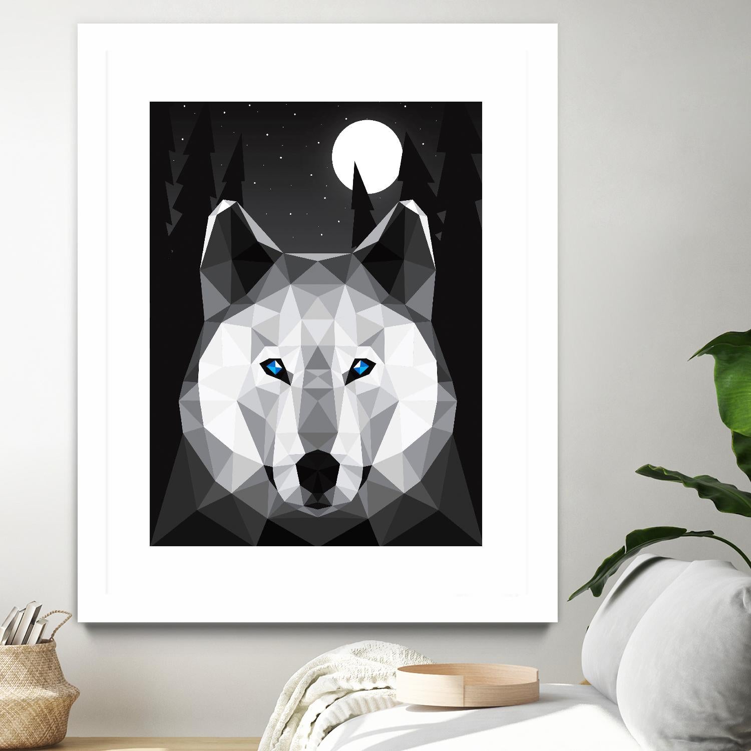 Tundra Wolf by Davies Babies on GIANT ART - multicolor animals; contemporary