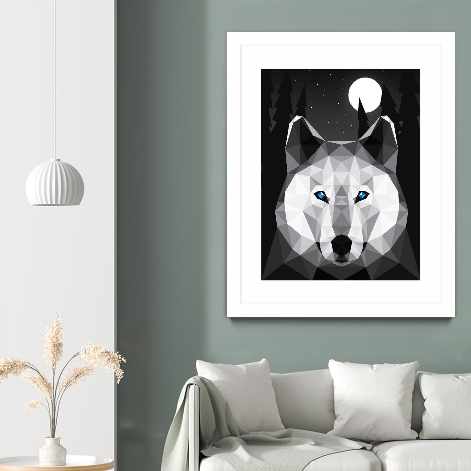 Tundra Wolf by Davies Babies on GIANT ART - multicolor animals; contemporary