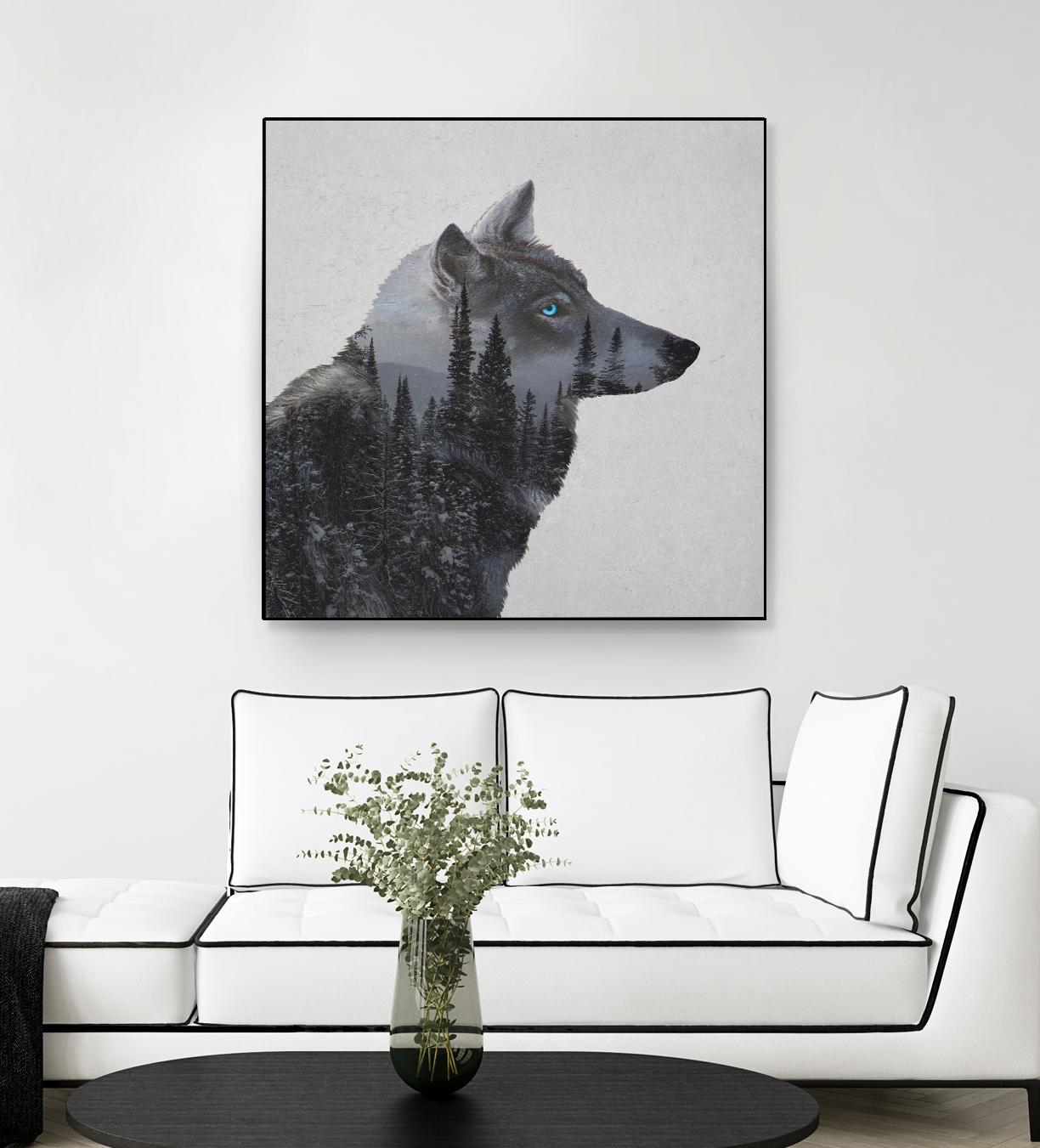 Winter Wolf by Davies Babies on GIANT ART - multicolor animals; contemporary