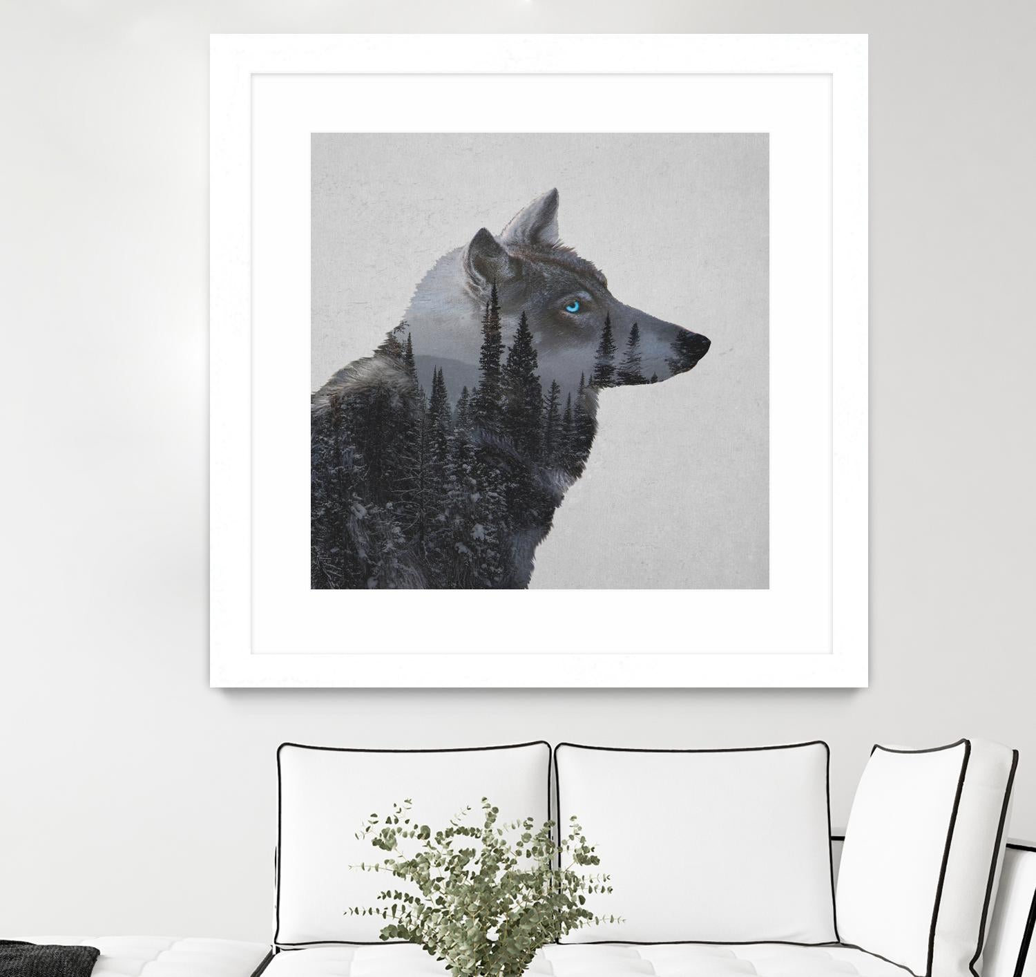 Winter Wolf by Davies Babies on GIANT ART - multicolor animals; contemporary