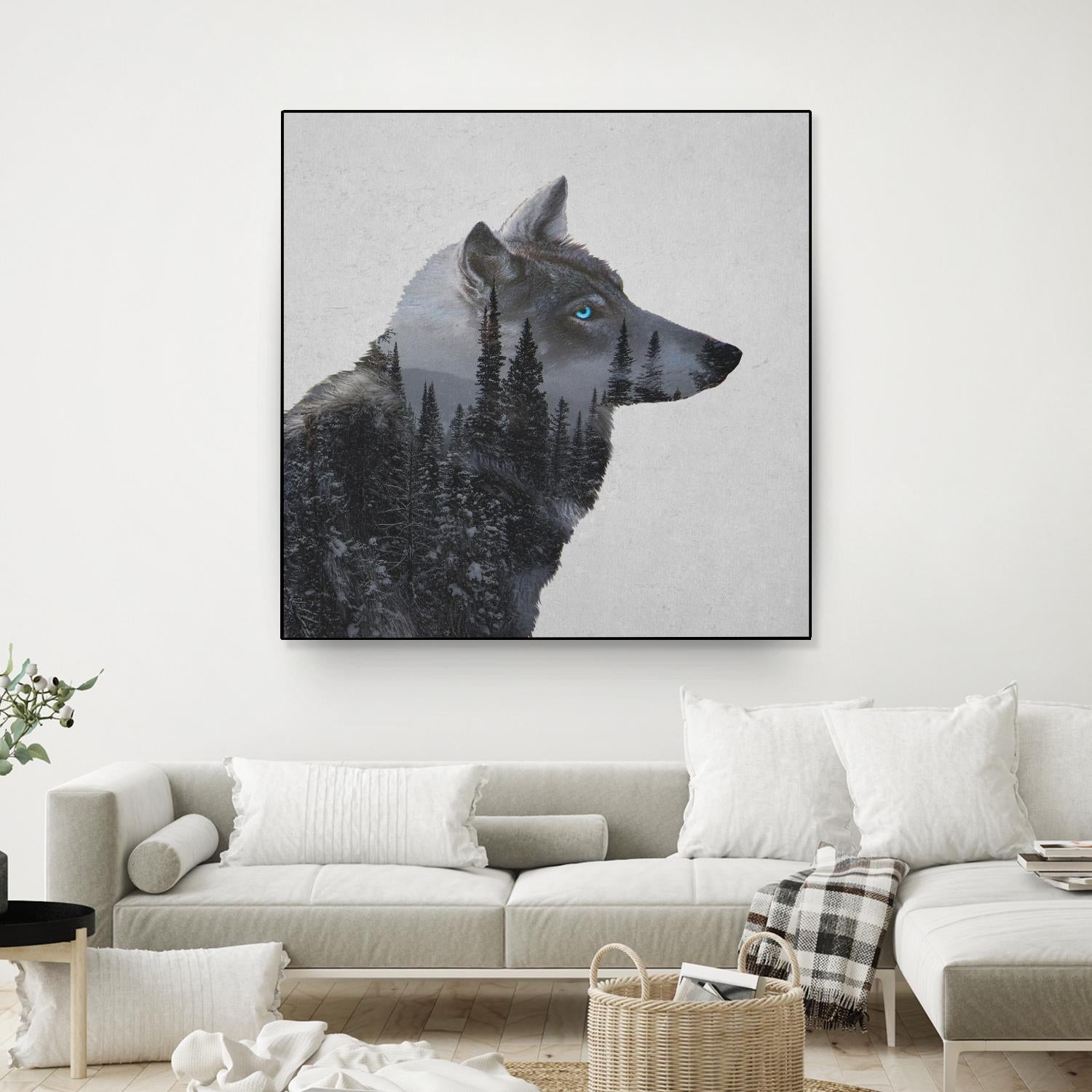 Winter Wolf by Davies Babies on GIANT ART - multicolor animals; contemporary
