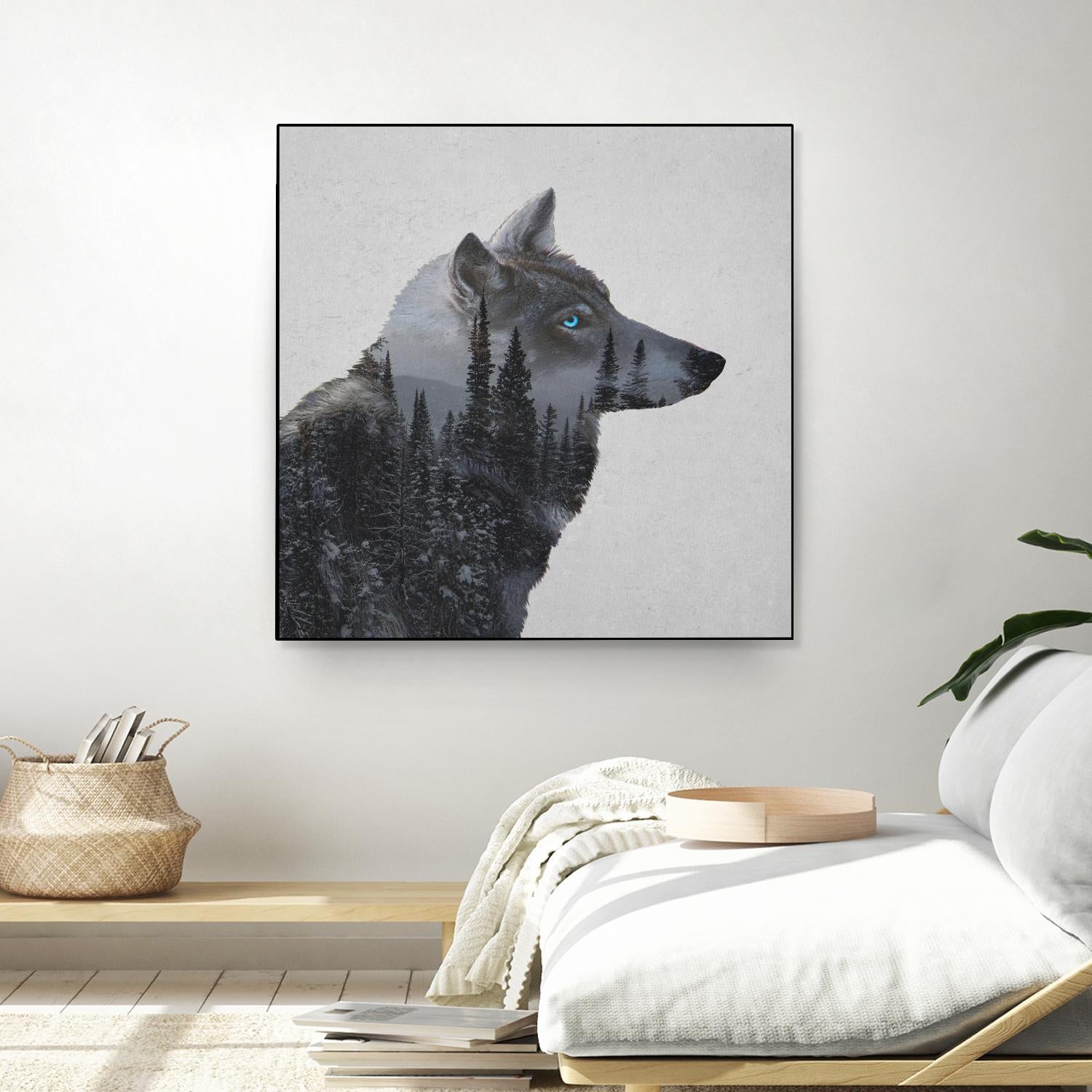 Winter Wolf by Davies Babies on GIANT ART - multicolor animals; contemporary