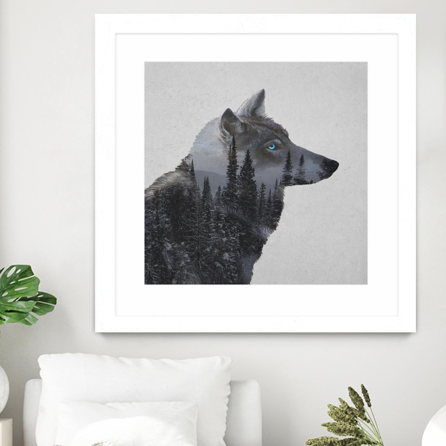 Winter Wolf by Davies Babies on GIANT ART - multicolor animals; contemporary