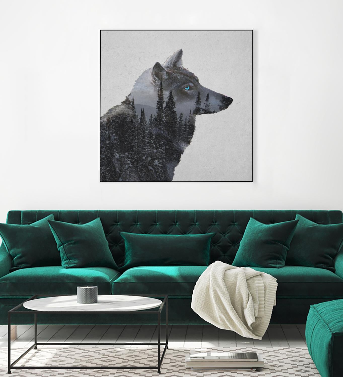 Winter Wolf by Davies Babies on GIANT ART - multicolor animals; contemporary