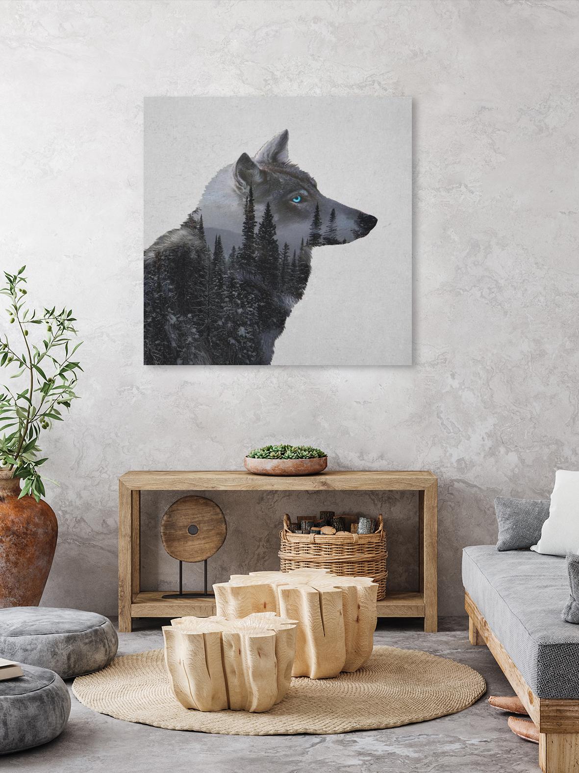 Winter Wolf by Davies Babies on GIANT ART - multicolor animals; contemporary