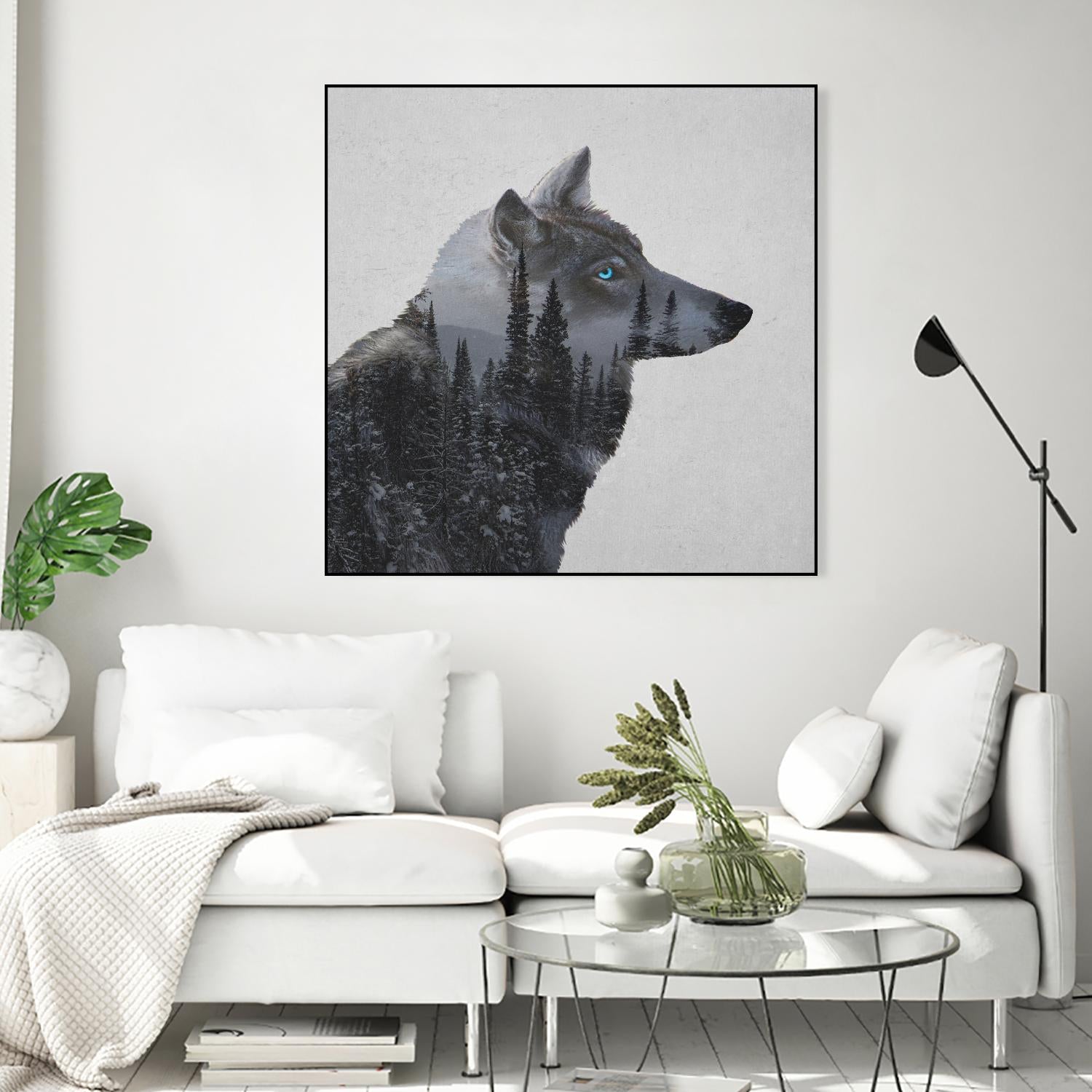 Winter Wolf by Davies Babies on GIANT ART - multicolor animals; contemporary