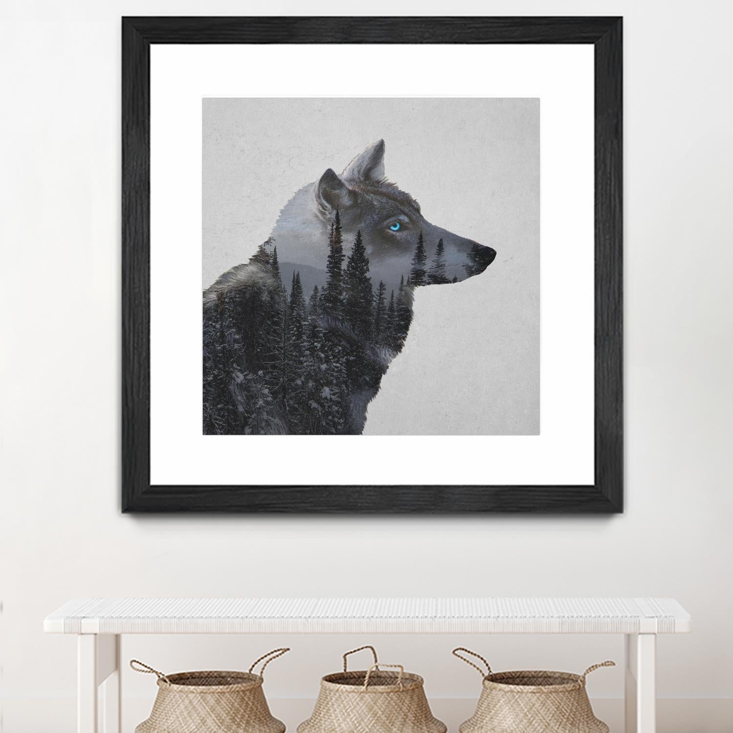 Winter Wolf by Davies Babies on GIANT ART - multicolor animals; contemporary