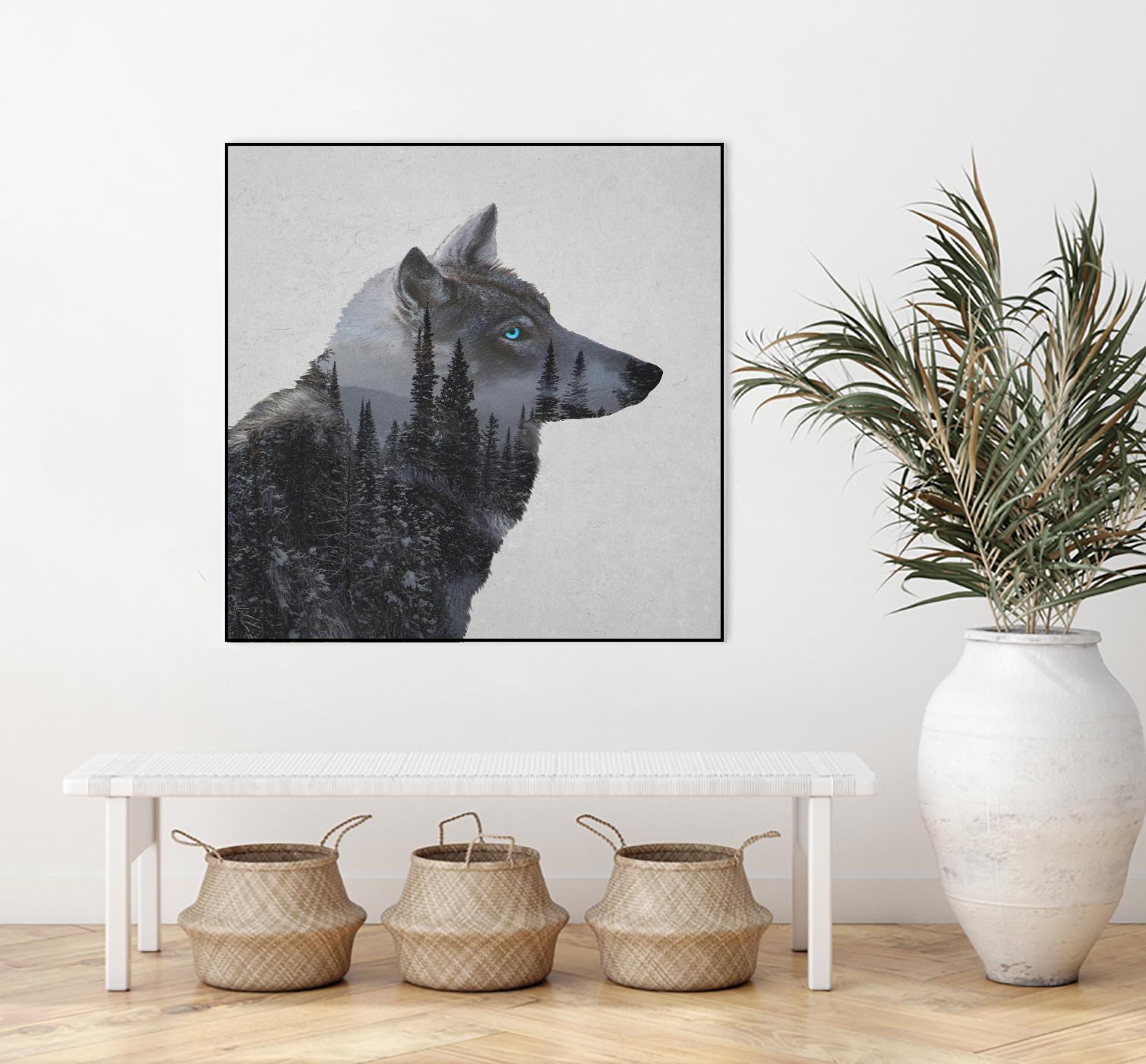 Winter Wolf by Davies Babies on GIANT ART - multicolor animals; contemporary