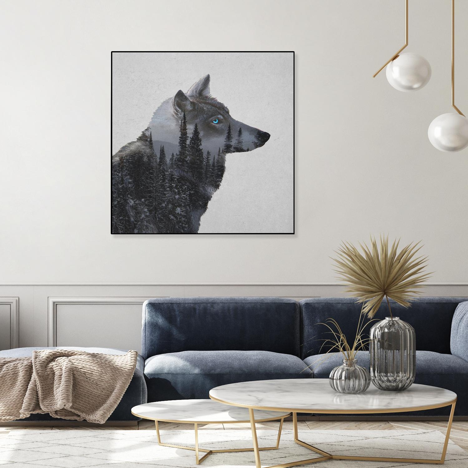 Winter Wolf by Davies Babies on GIANT ART - multicolor animals; contemporary