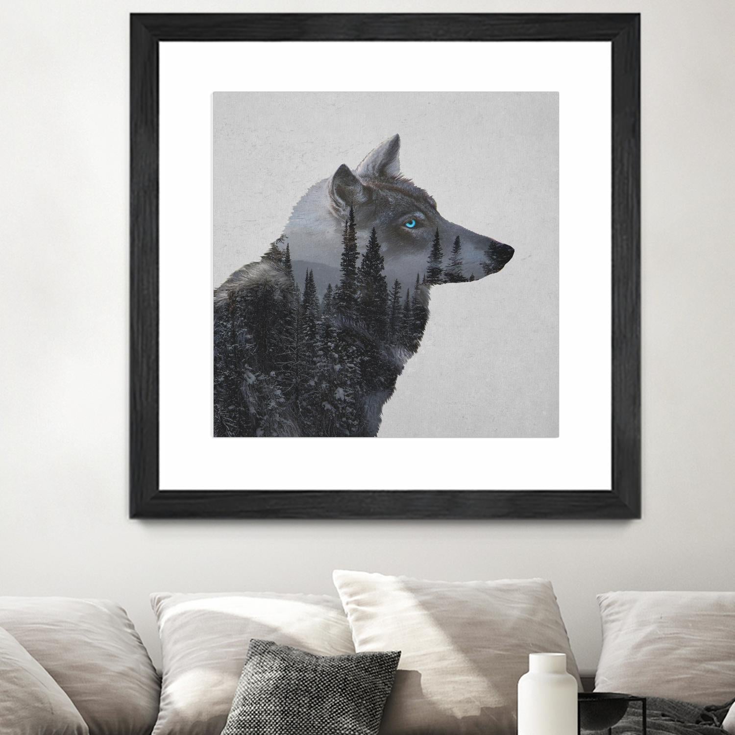 Winter Wolf by Davies Babies on GIANT ART - multicolor animals; contemporary