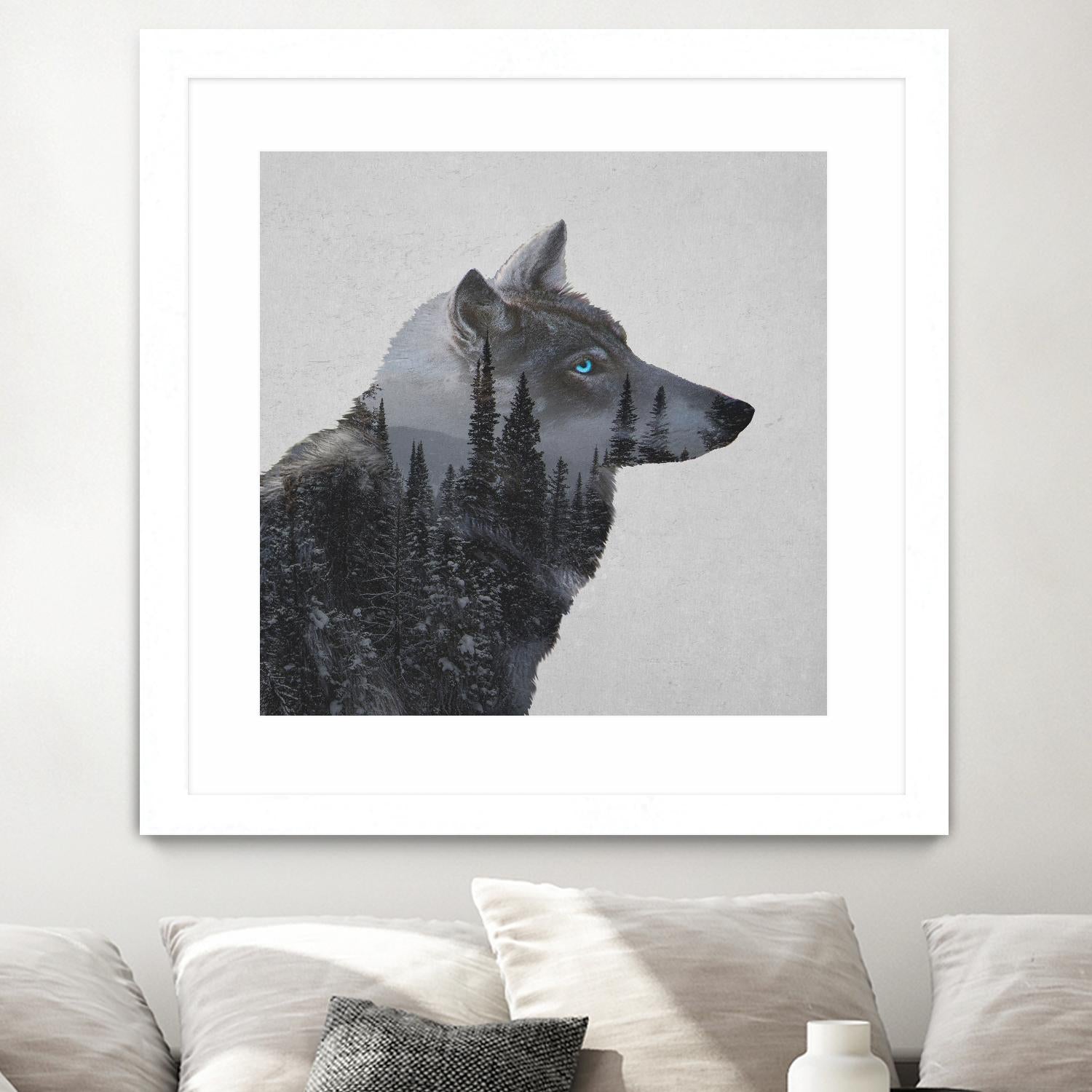 Winter Wolf by Davies Babies on GIANT ART - multicolor animals; contemporary