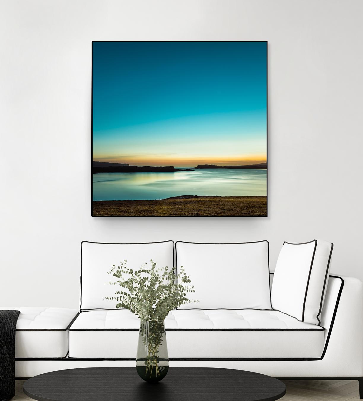 Serenity Loch Harport by Lynne Douglas on GIANT ART - multicolor photography; coastal; landscapes