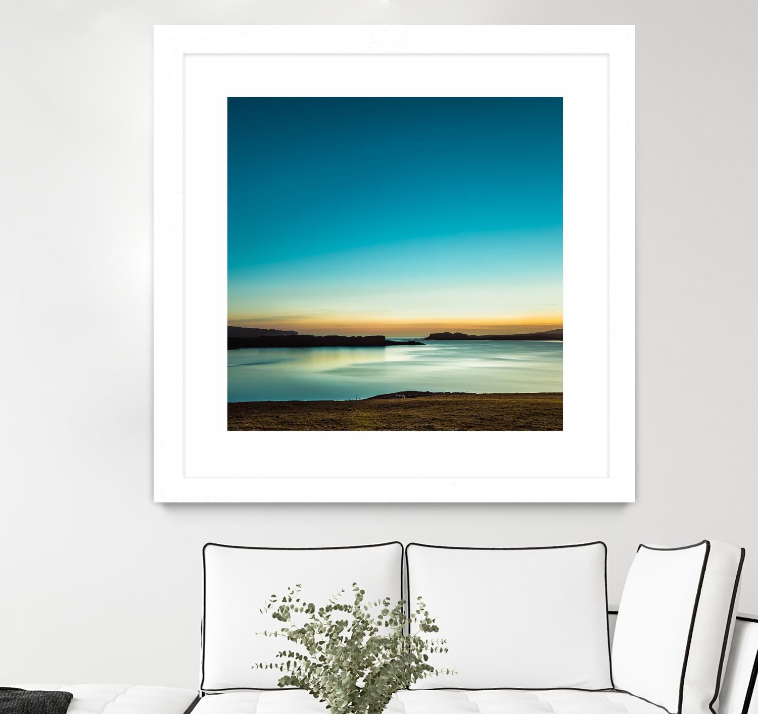 Serenity Loch Harport by Lynne Douglas on GIANT ART - multicolor photography; coastal; landscapes