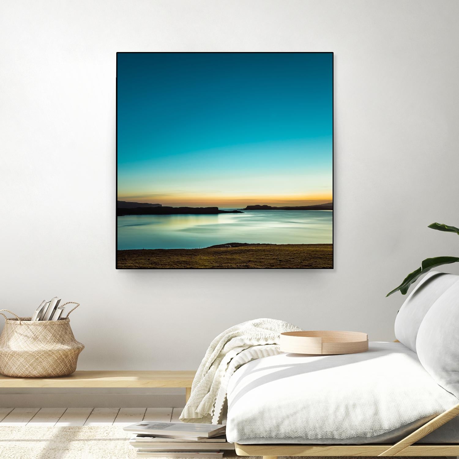 Serenity Loch Harport by Lynne Douglas on GIANT ART - multicolor photography; coastal; landscapes