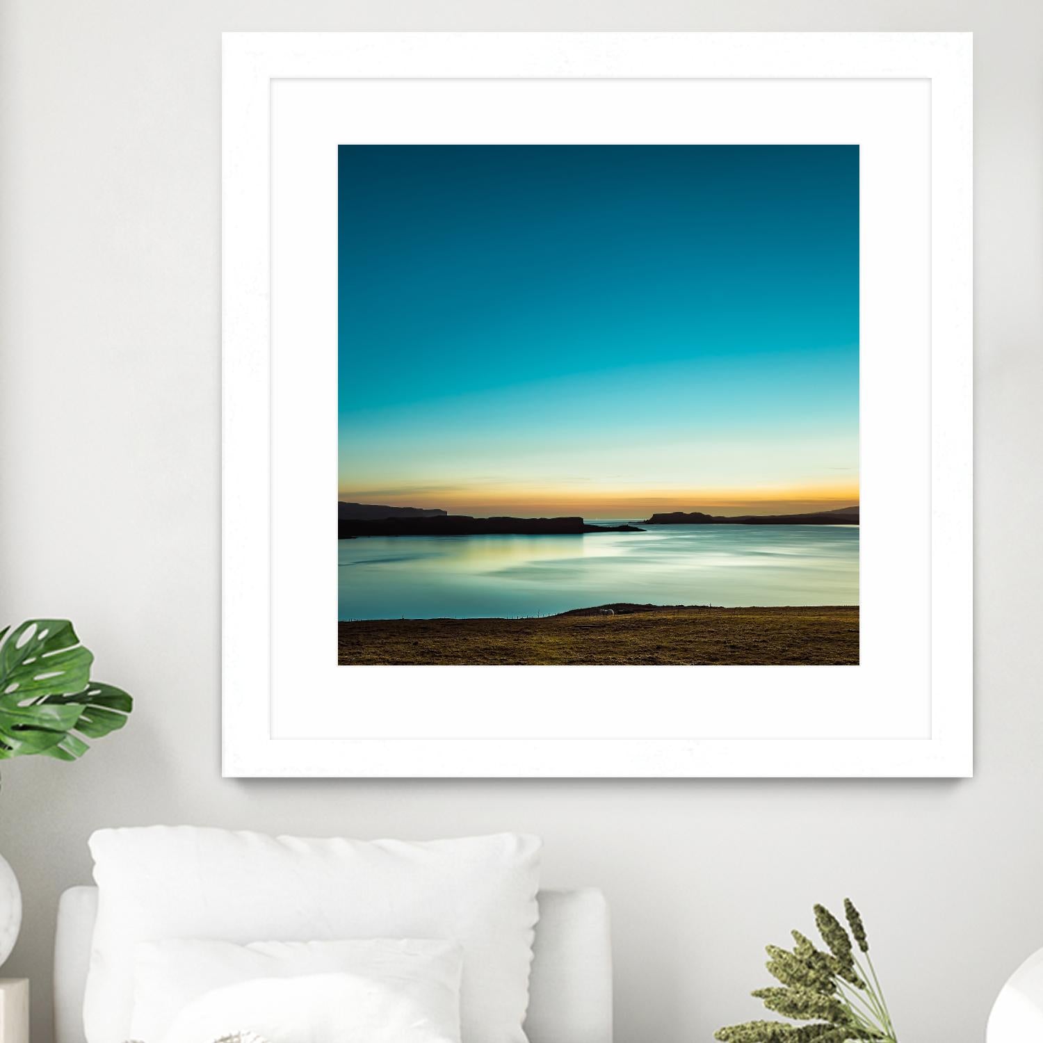 Serenity Loch Harport by Lynne Douglas on GIANT ART - multicolor photography; coastal; landscapes