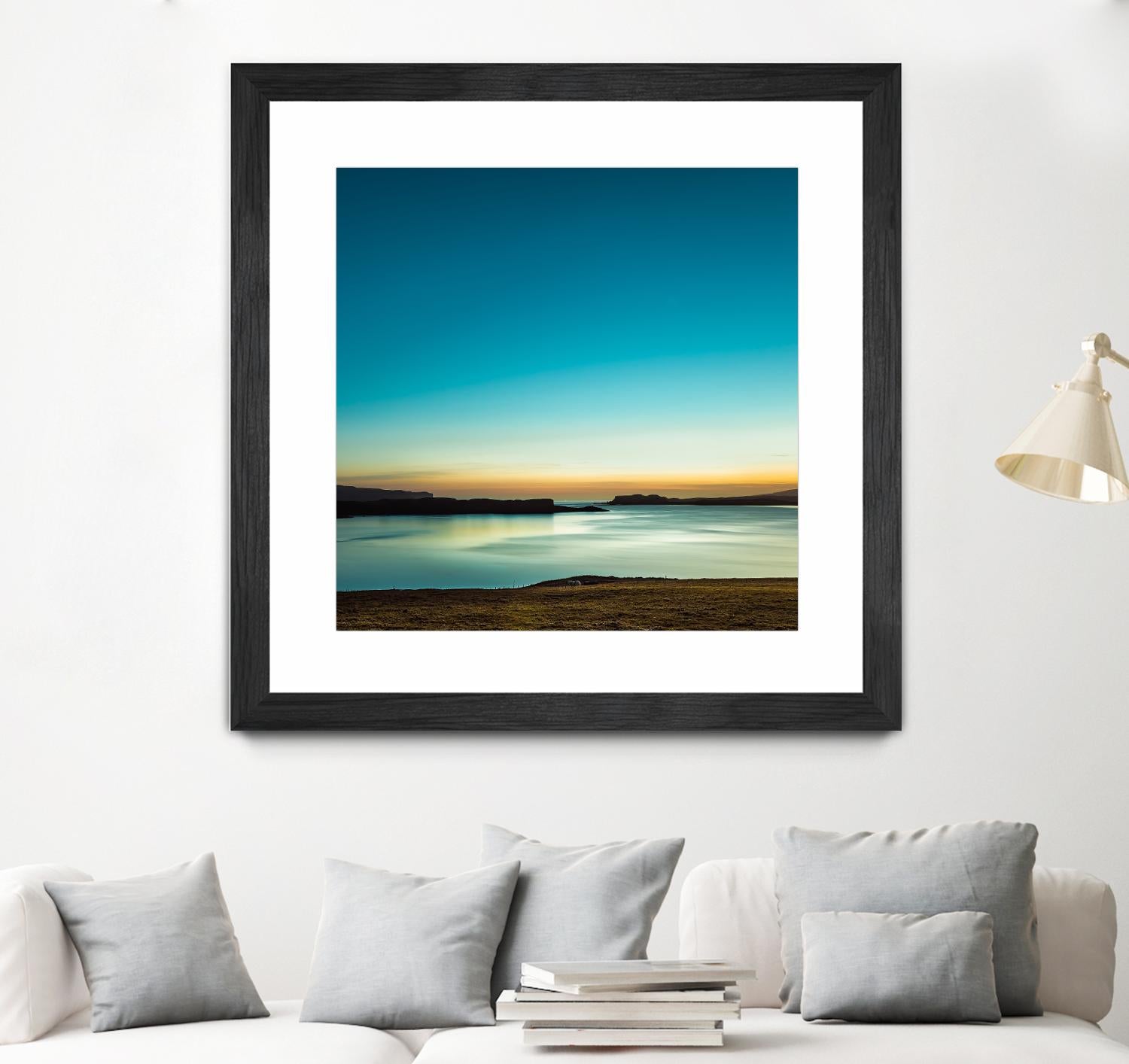 Serenity Loch Harport by Lynne Douglas on GIANT ART - multicolor photography; coastal; landscapes