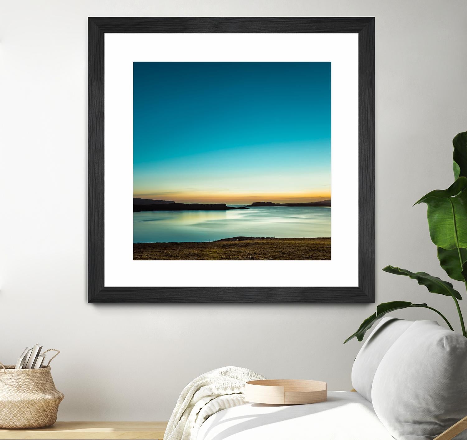 Serenity Loch Harport by Lynne Douglas on GIANT ART - multicolor photography; coastal; landscapes
